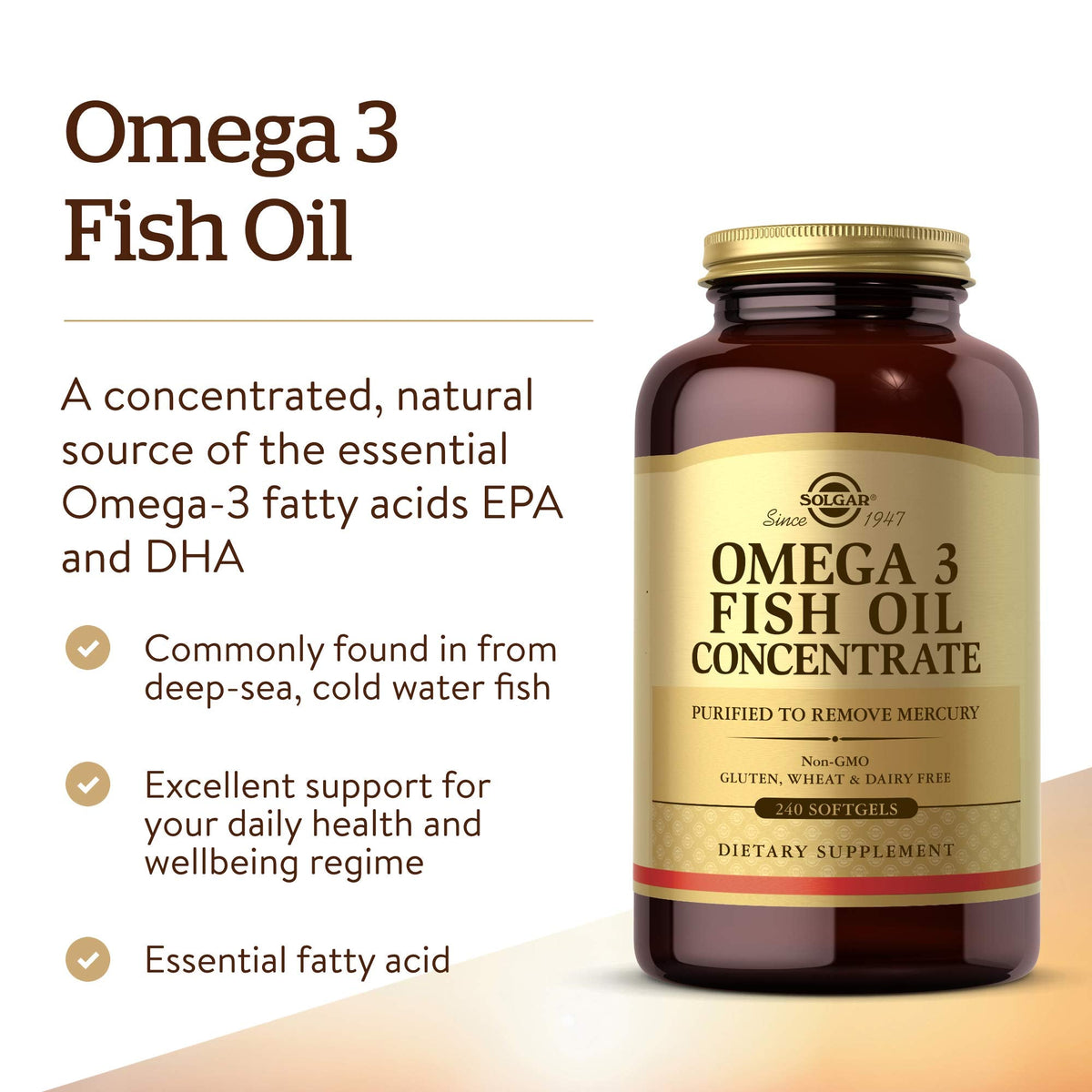 Solgar Color Solgar Omega-3 Fish Oil Concentrate, 240 Softgels – The Medaid Store ...