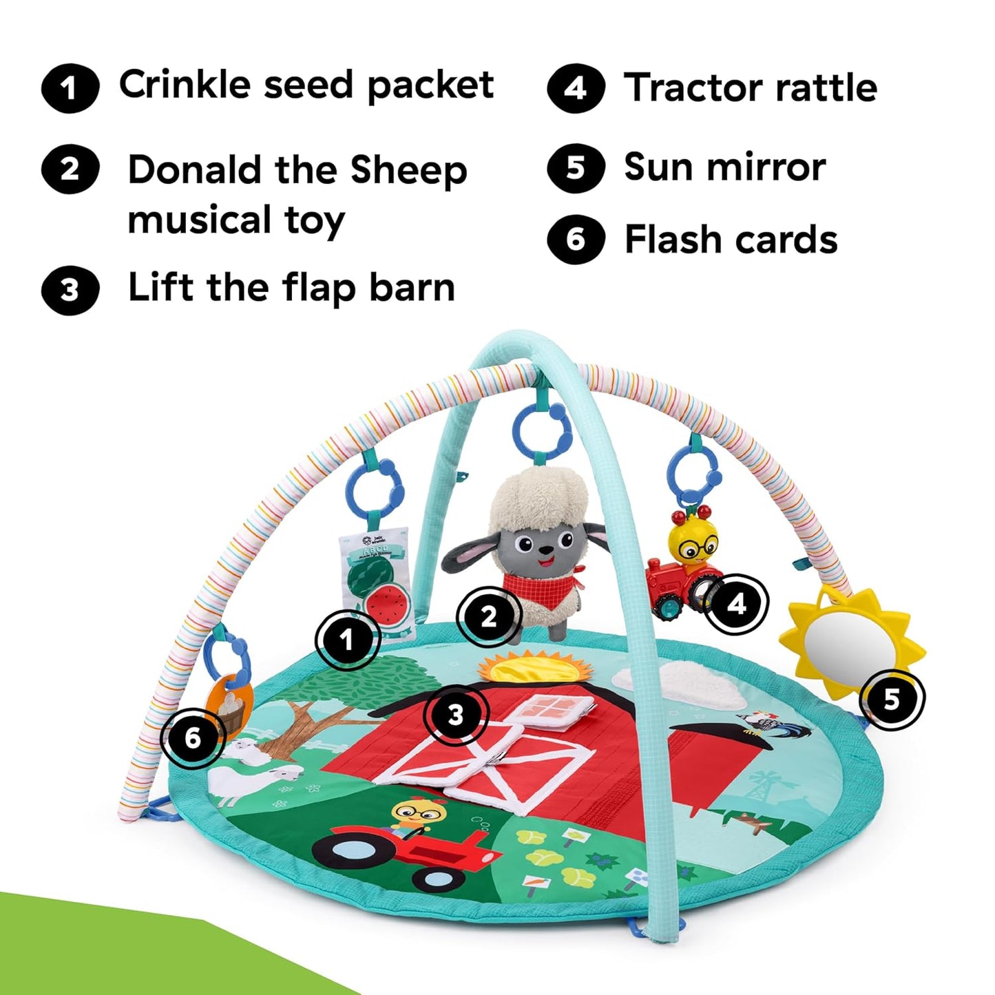 Kids2 - Be Happy Harvest Touch & Feel Gym