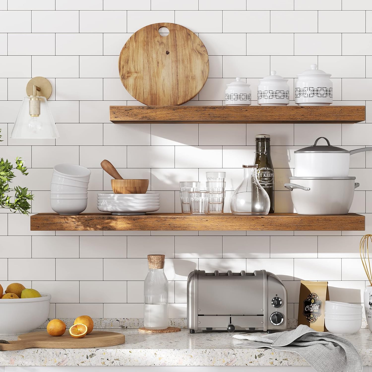 VASAGLE Wall Shelf LWS28BX
