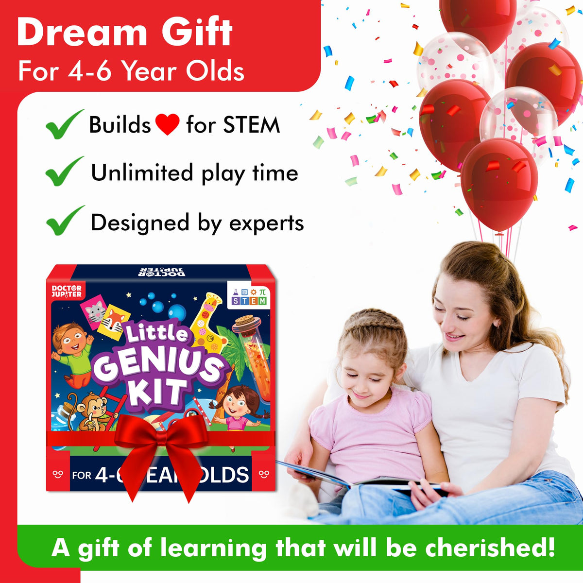 Doctor Jupiter Little Genius Toy Kit For Boys & Girls Ages 4-5-6-7-8