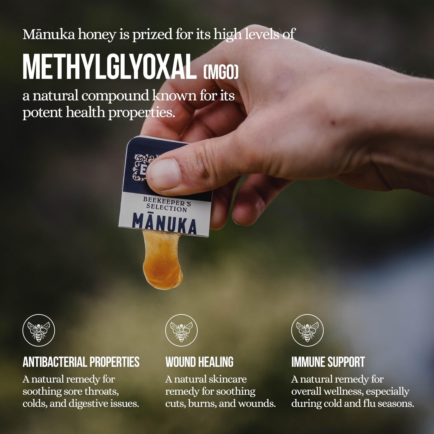 Manuka Emporium Raw Manuka Honey Packets On-the-Go MGO263+ (UMF 10+ Equiv.) 72 x 0.18oz Snap-Packets | Certified & Authentic | Harvested & Packed in New Zealand - Medaid International