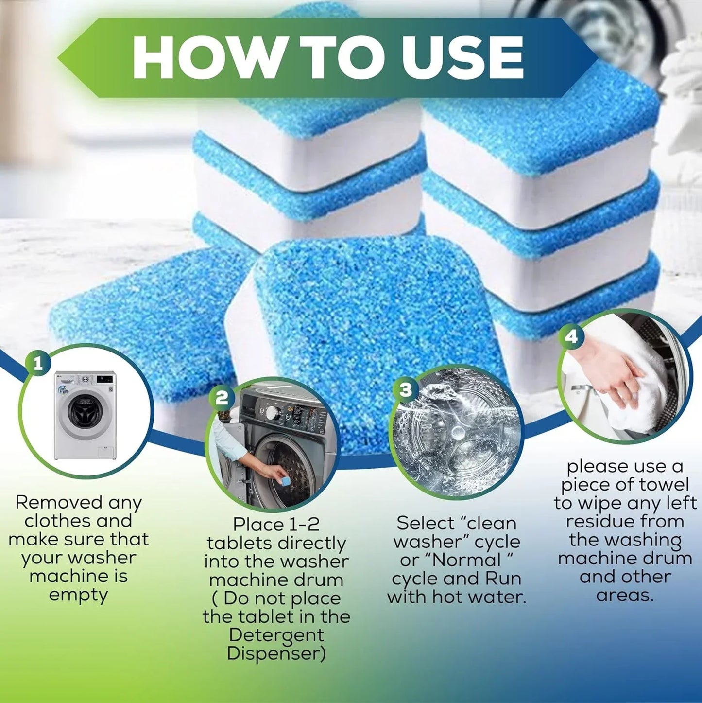 Washing Machine Cleaning Tablets