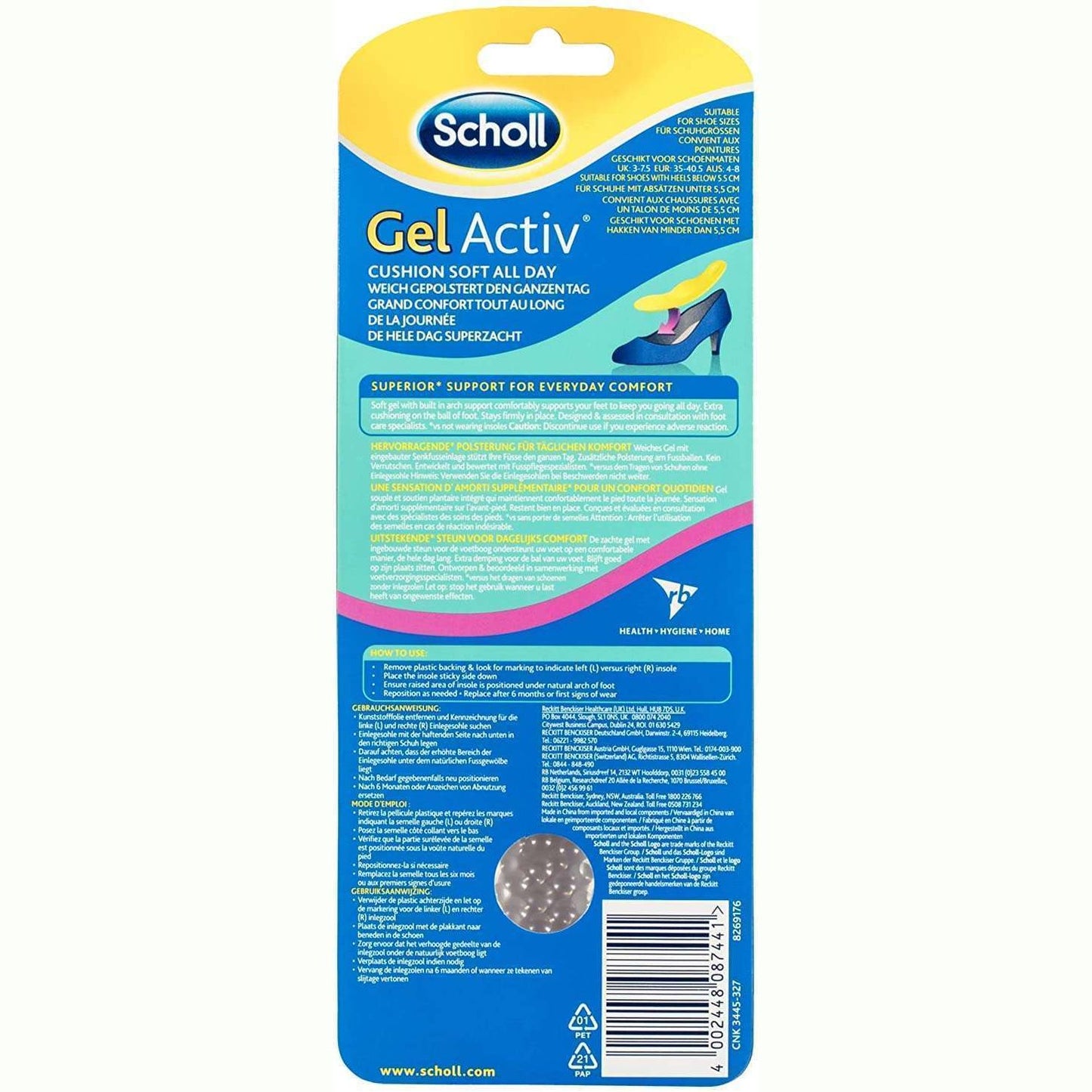 Everyday Heels Insoles by Scholl