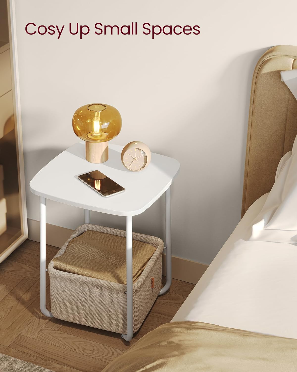 VASAGLE Side Table (LET229W10)