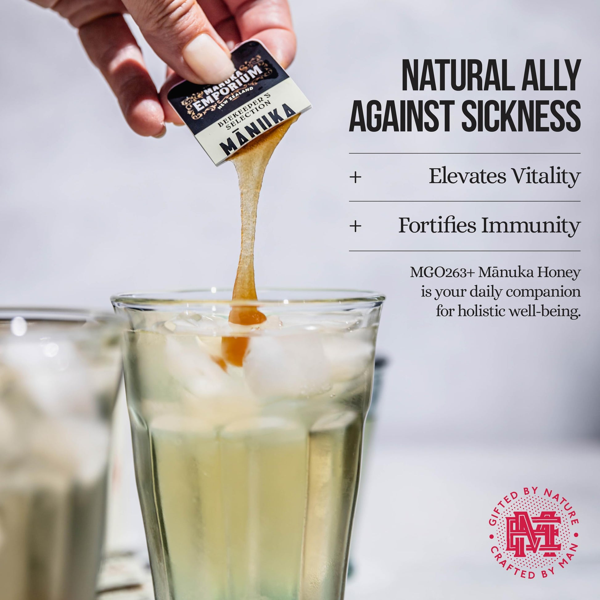 Manuka Emporium Raw Manuka Honey Packets On-the-Go MGO263+ (UMF 10+ Equiv.) 72 x 0.18oz Snap-Packets | Certified & Authentic | Harvested & Packed in New Zealand - Medaid International