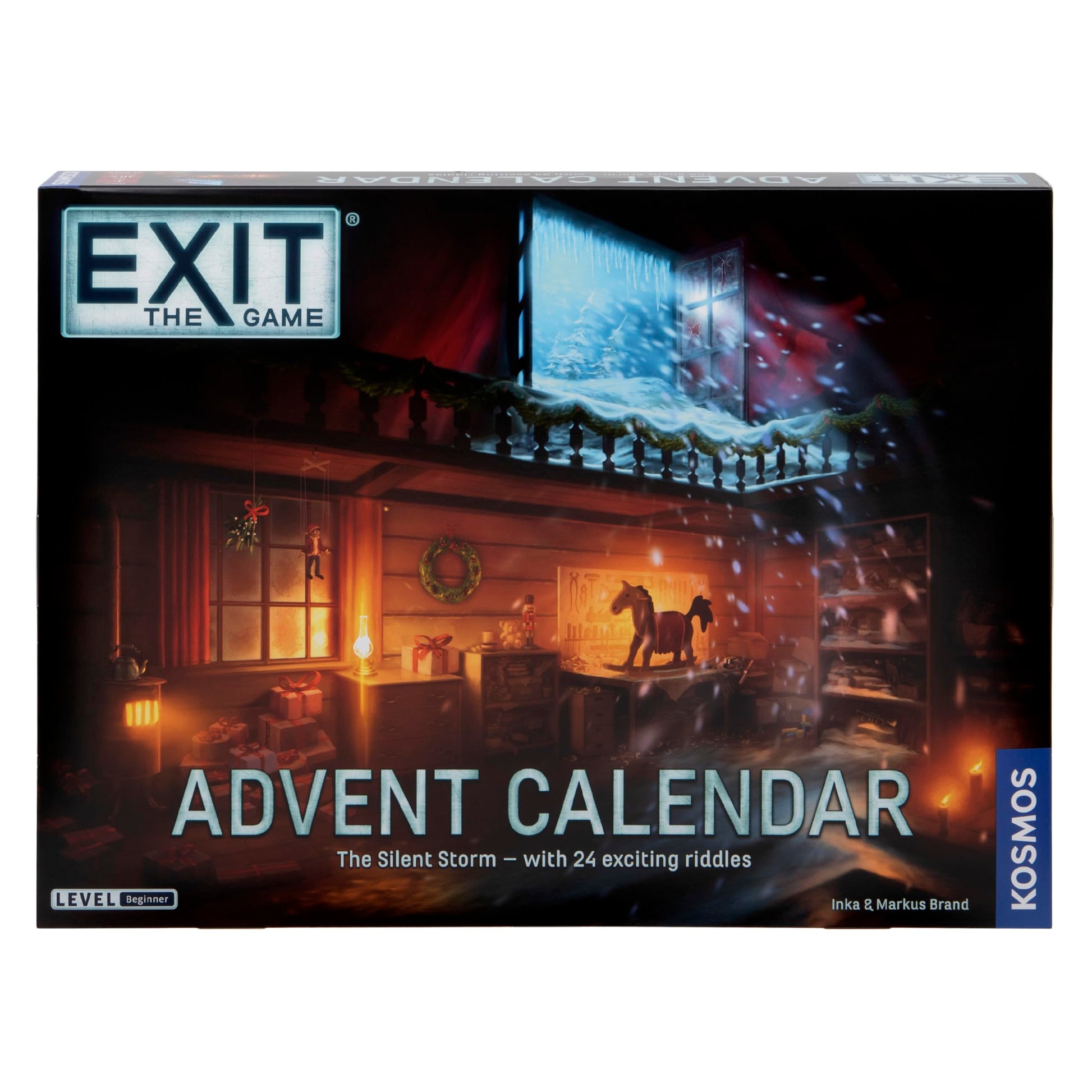 EXIT: The Game - Advent Calendar - The Silent Storm Family Game Cooperative Game Puzzle a Day Escape Room - Medaid International