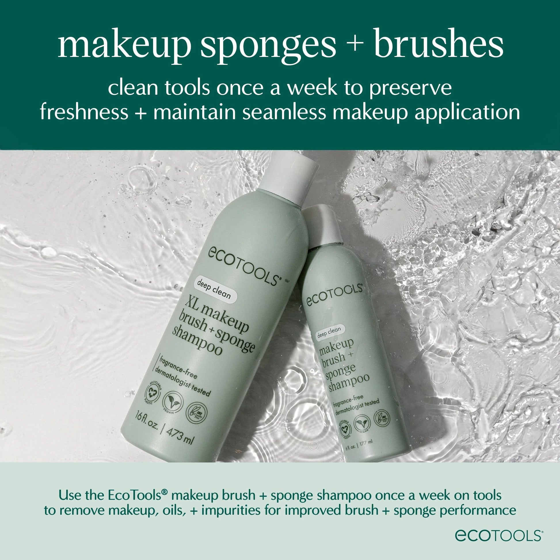 EcoTools Blurring Blender Makeup Sponge, Makeup Blending Sponge For Blurred Skin, For Liquid & Cream Foundation, Cloud Coverage Memory Foam, Eco Friendly, Latex Free, Cruelty-Free & Vegan 1 Count - Medaid International