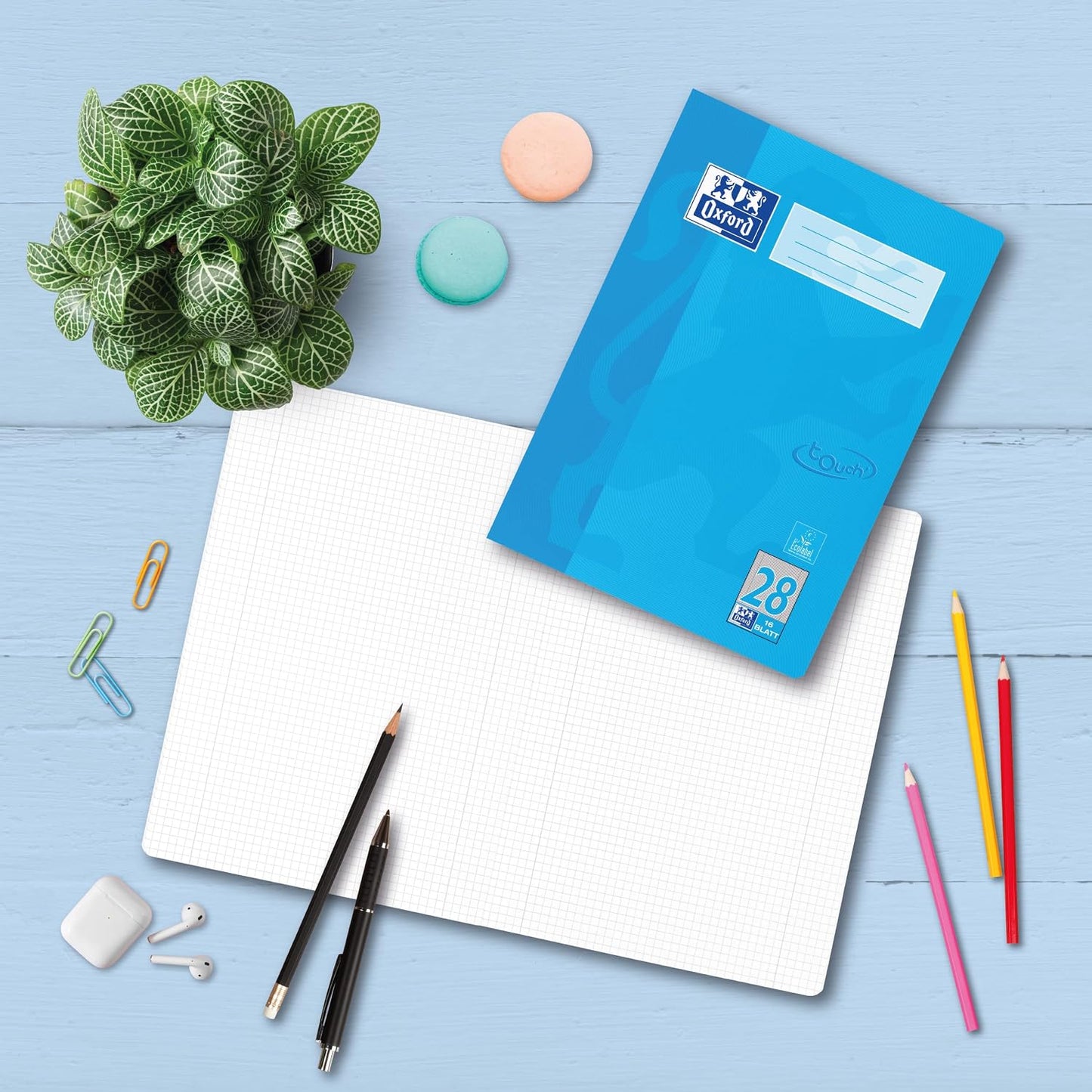 Oxford Touch Exercise Book A4 Squared Ruling|Oxford In Lebanon