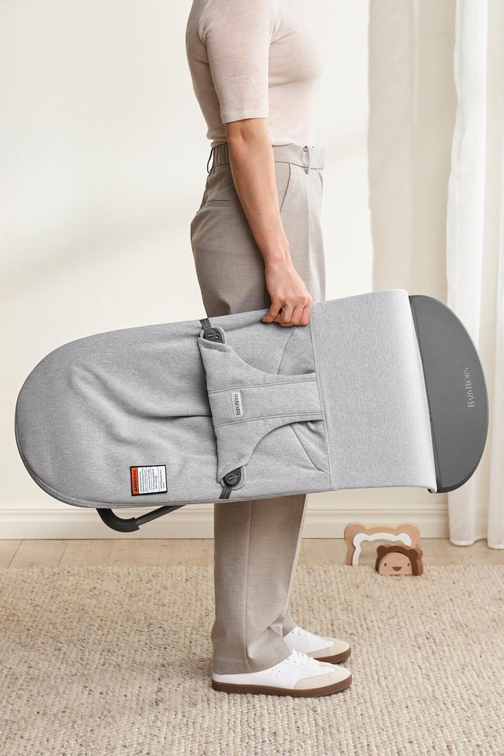 Babybjorn - Bouncer Bliss Woven - Grey Melange
