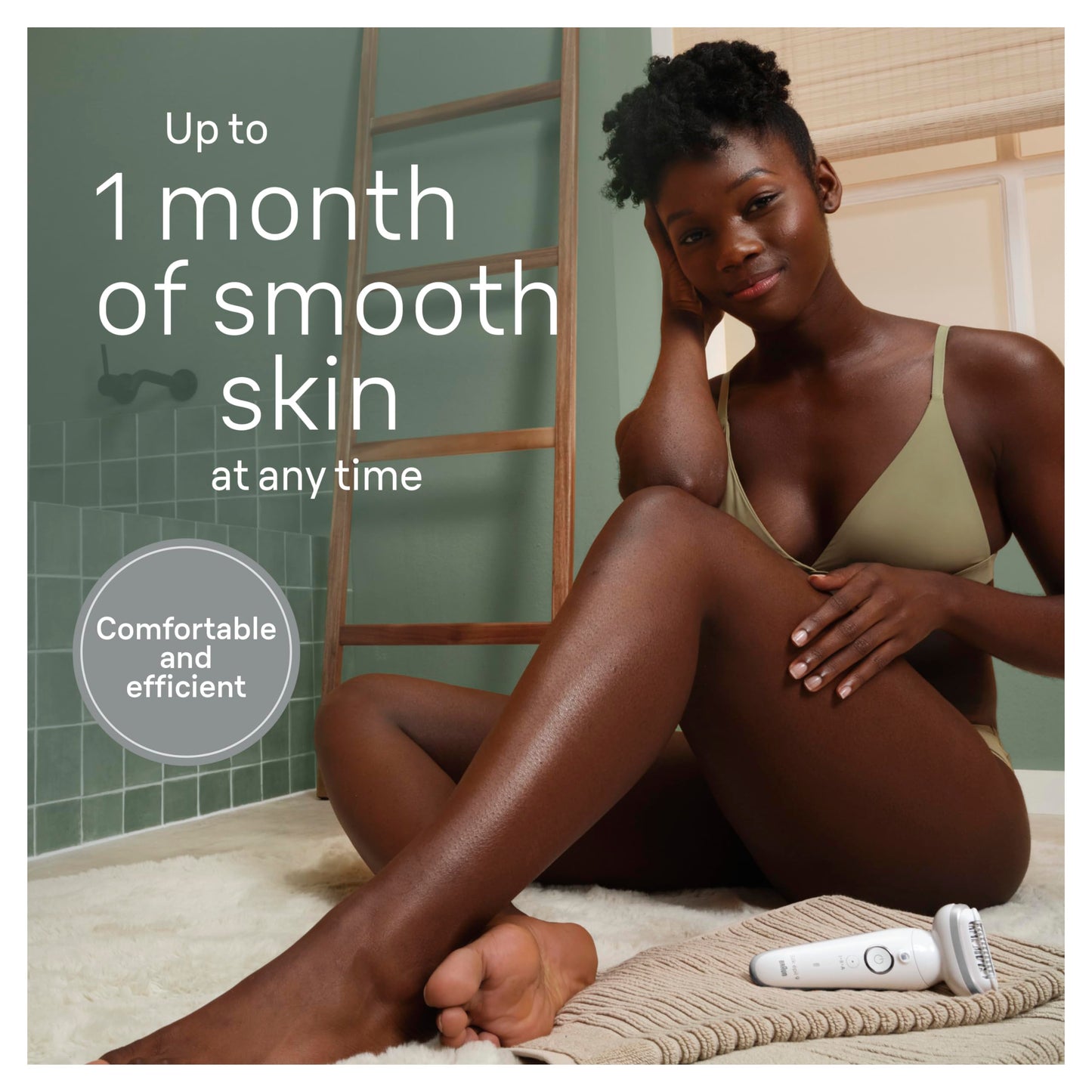 Braun Silk-épil 9 Epilator, Pivoting Head, Wet and Dry, Includes Body Trimmer, Shaver Head and Trimmer Comb,SES9-441 - Medaid International