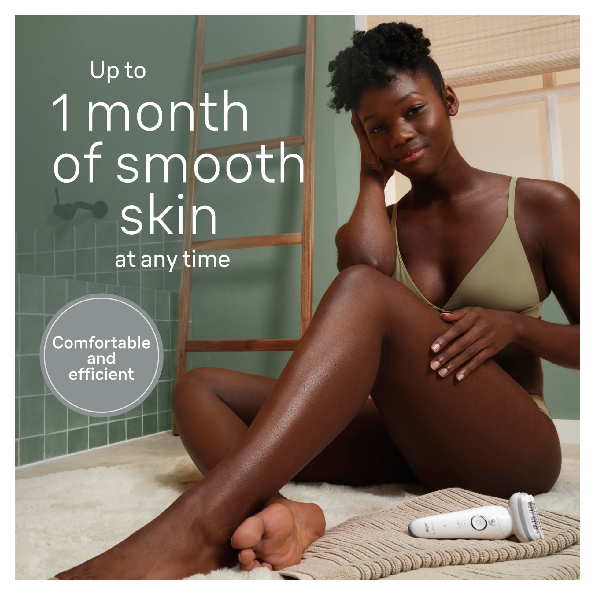 Braun Silk-épil 9 Epilator, Pivoting Head, Wet and Dry, Includes Body Trimmer, Shaver Head and Trimmer Comb,SES9-441 - Medaid International