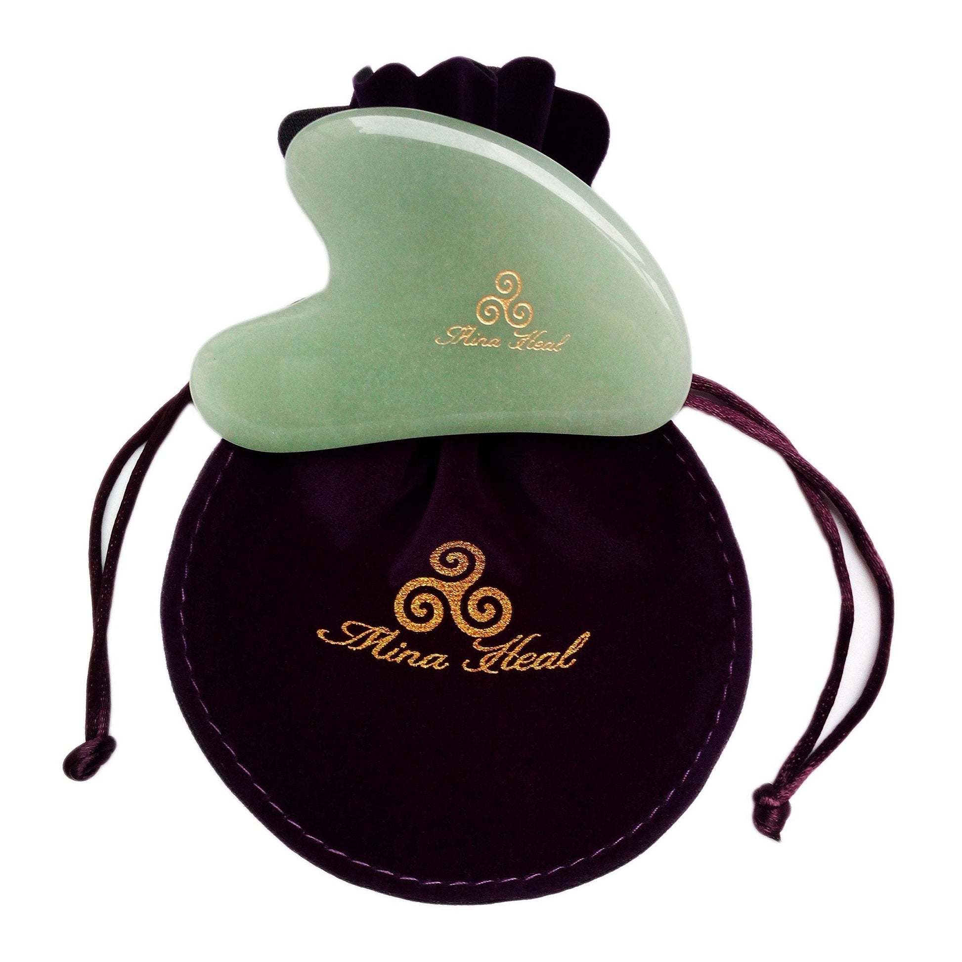 Jade Stone Facial Massager for Facial Lifting and Tightening Massage, Anti-Wrinkles, Anti-Aging Gua Sha Wrinkles Removal Massage, Skin Care and Rejuvenation - Medaid International