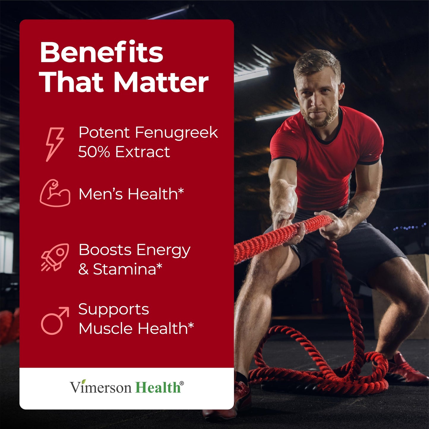 Testosterone Supplement for Men – Libido Support: Maca Root, Fenugreek, Tongkat Ali, Horny Goat Weed & Tribulus – Muscle Builder for Men – Energy, Drive & Strength – Workout Supplements – 30 Capsules - Medaid International