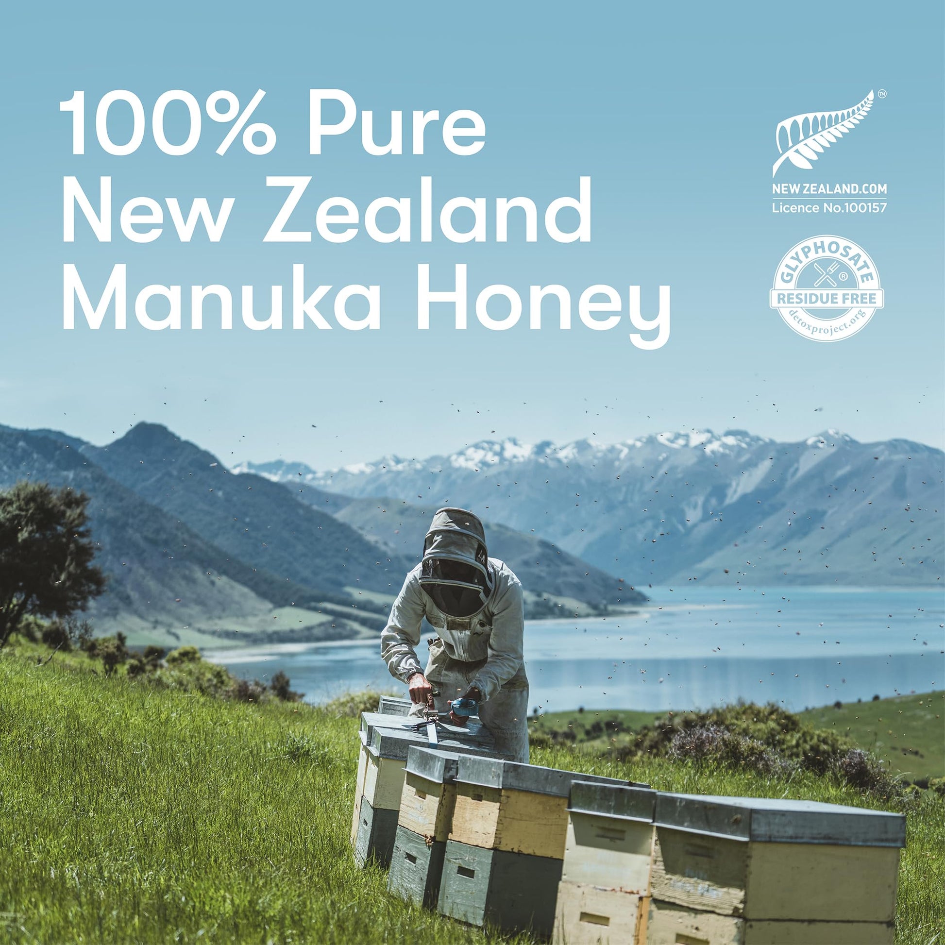 New Zealand Honey Co. Raw Manuka Honey UMF 20+ / MGO 829+ | UMF Certified Raw Medical Grade Honey | 8.8oz - Medaid International