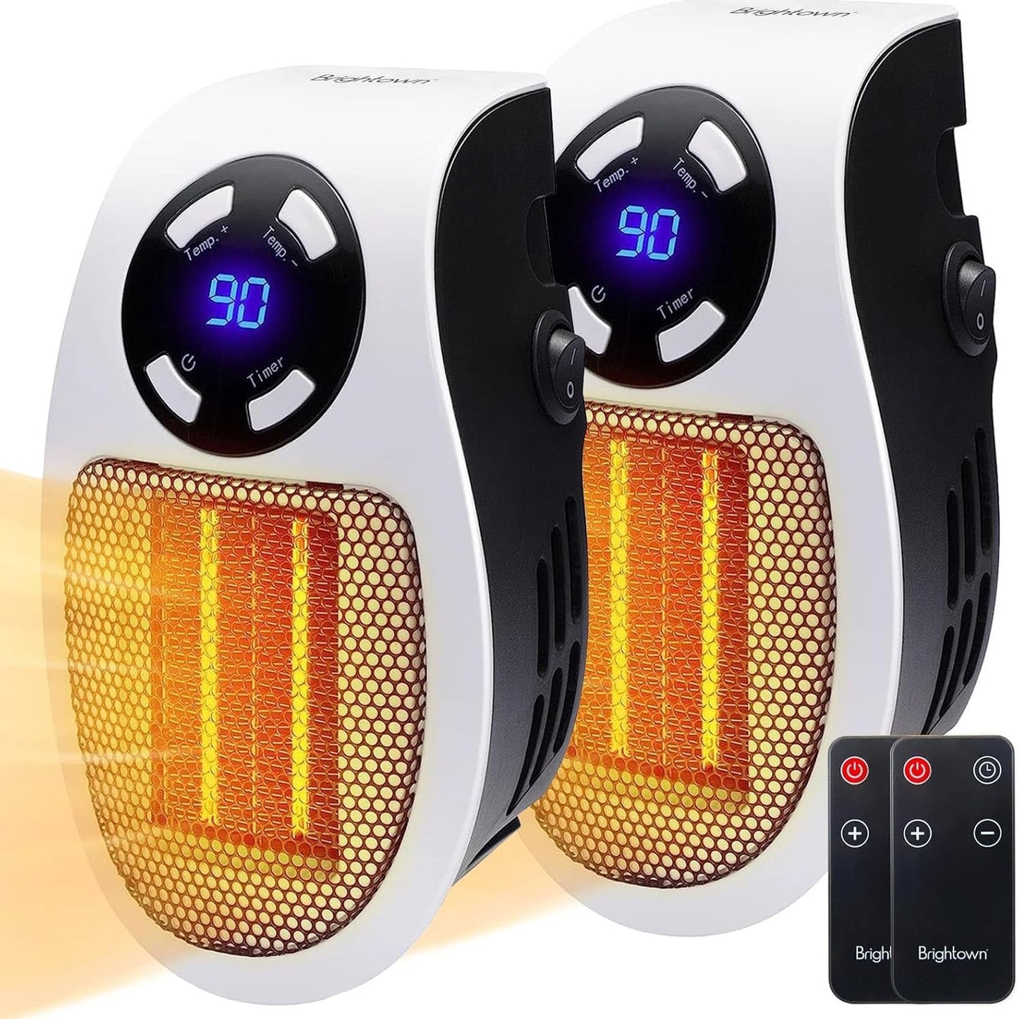 Wall Space Heater 450W Remote Portable Electric Heate