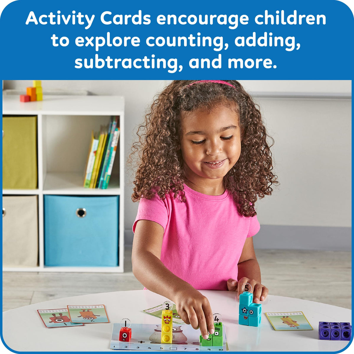 NumberBlocks MathLink Cubes Activity Set 1-10