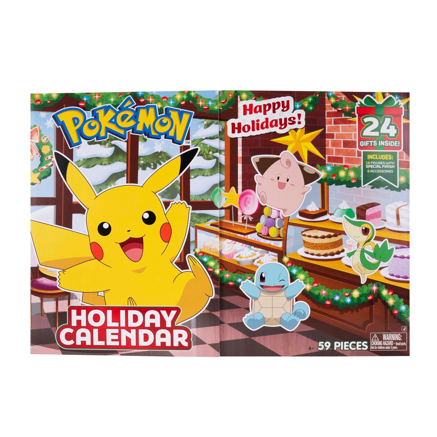 Pokémon Holiday Calendar 2025 Features 16 2Inch Battle Figures with Special Finish - Medaid International