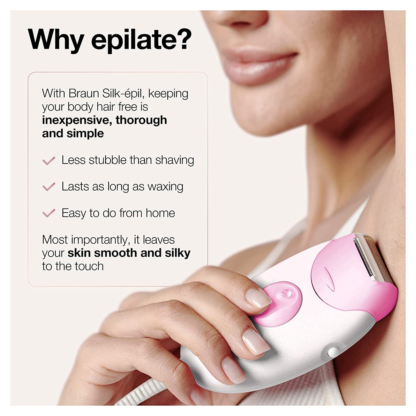 Braun Silk-épil 3 (3270) epilator with 2 extras including shaver head