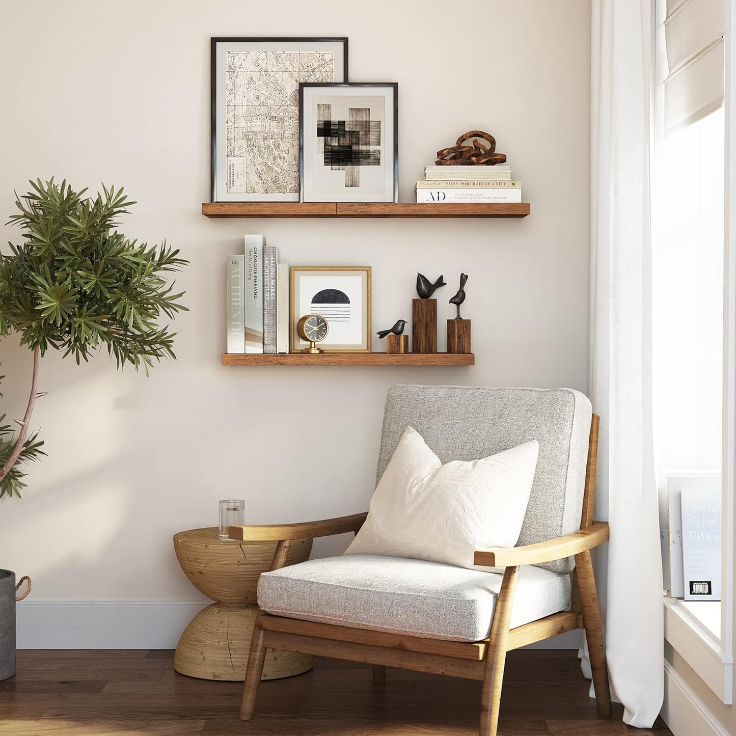 VASAGLE Wall Shelf LWS28BX