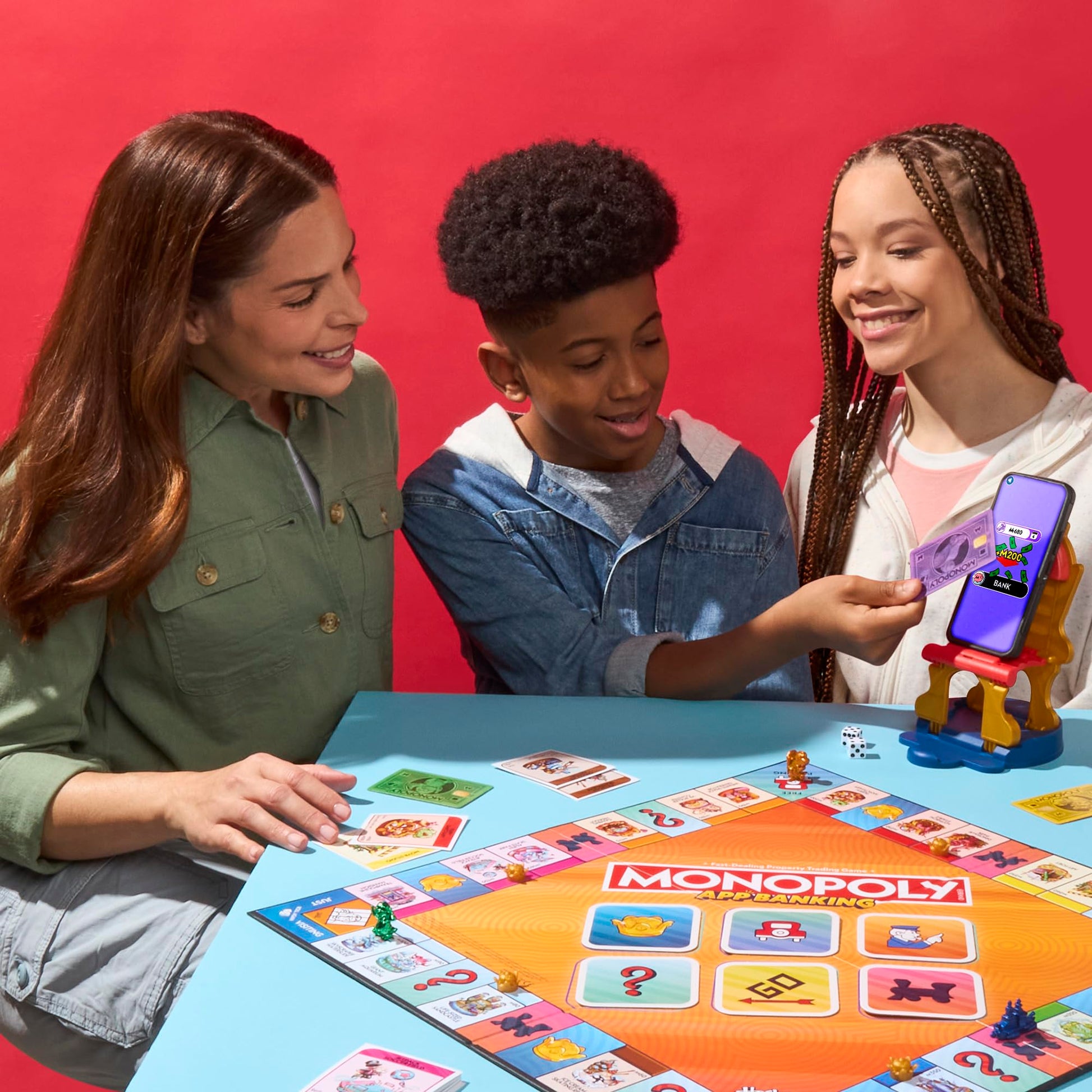 Monopoly App Banking Board Game | App-Enabled Game | Links to Smart Devices | Ages 8+ | 2 to 6 Players | 45 Mins. | Family Games for Kids - Medaid International