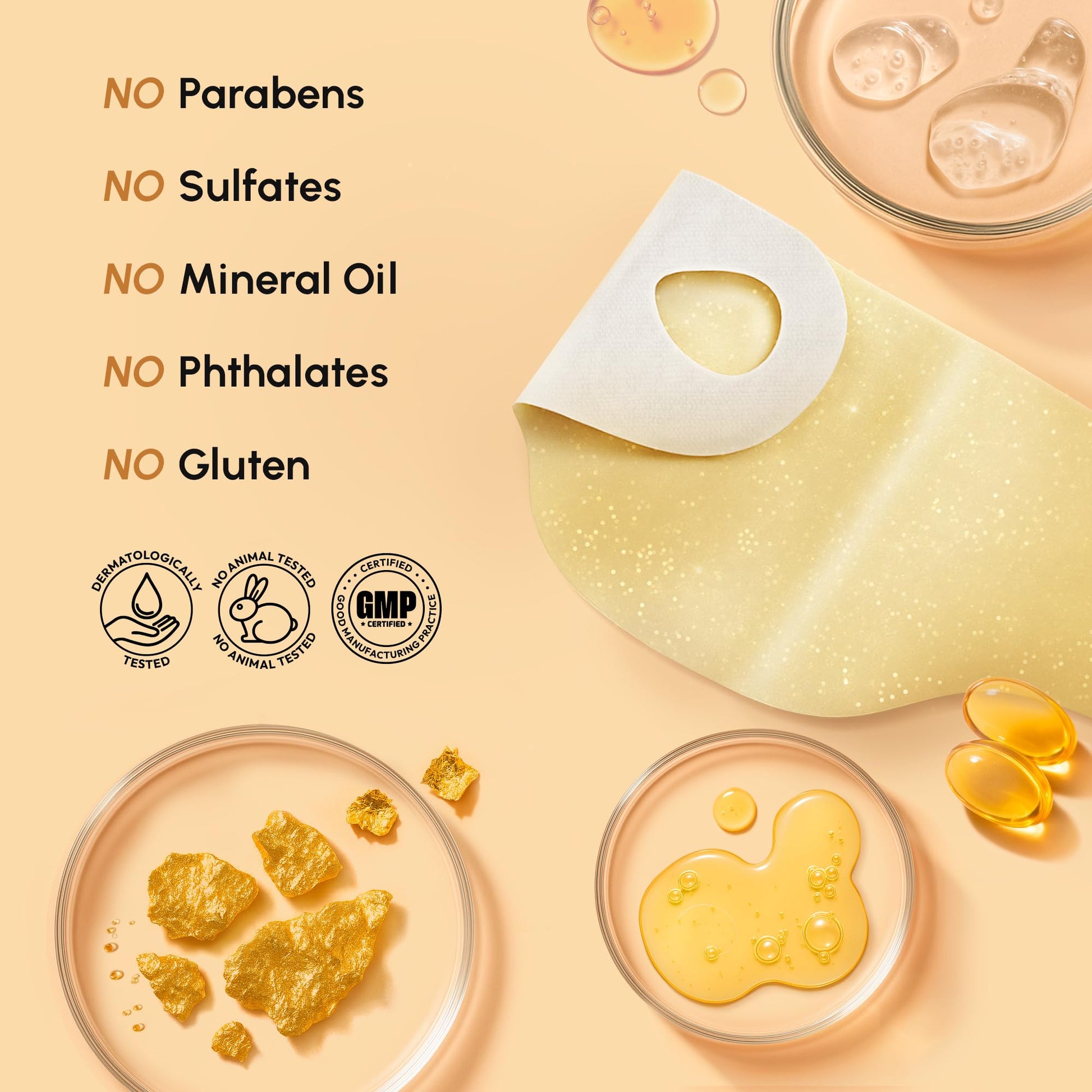MAREE V Line Lifting Mask with 24K Gold – Deep Collagen Face Mask for Women – Jawline Shaper Mask with Retinol & Hyaluronic Acid – Neck Tightening & Firming - Double Chin Strap for Face Lift - Medaid International