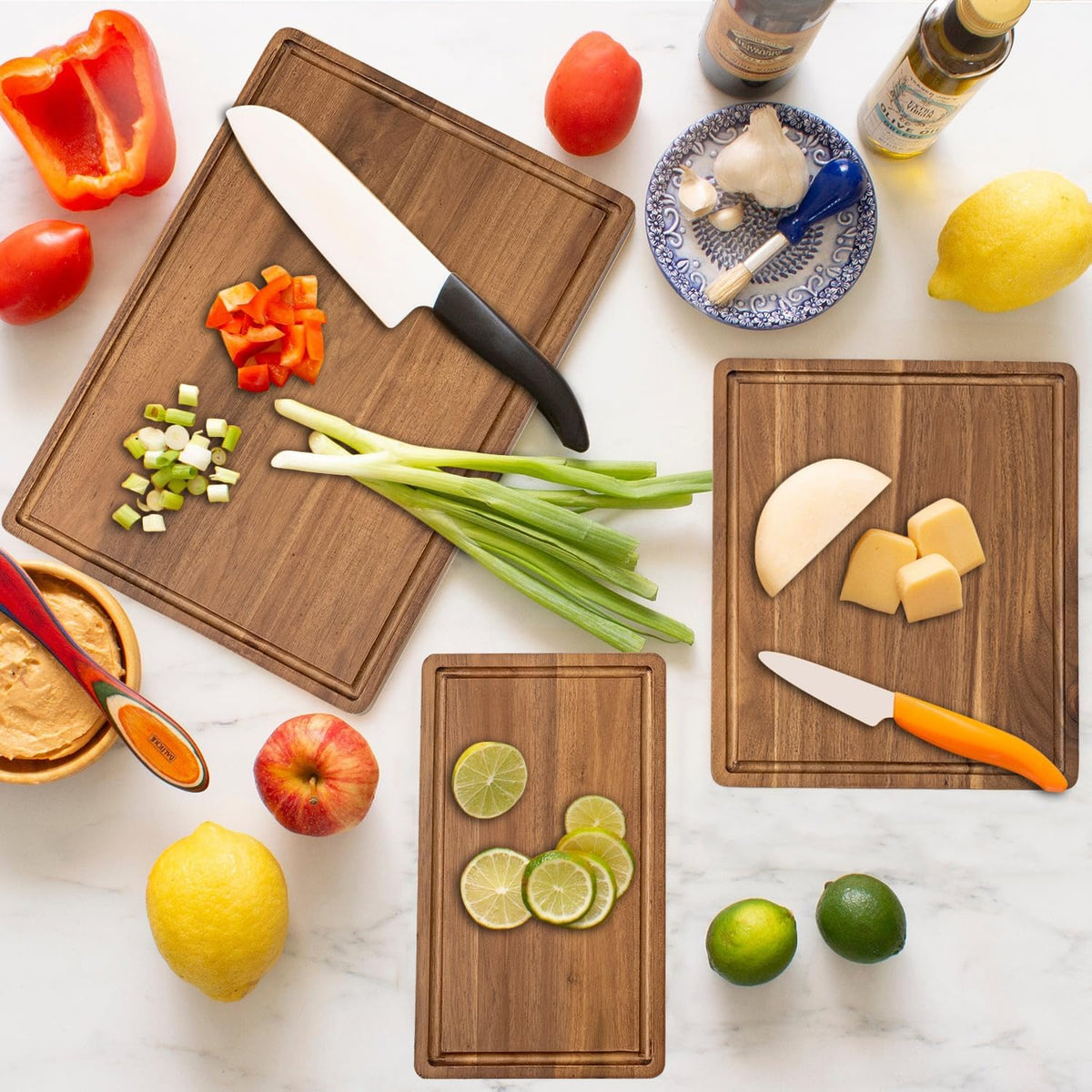 Set of 3 ACACIA wood Cutting Boards