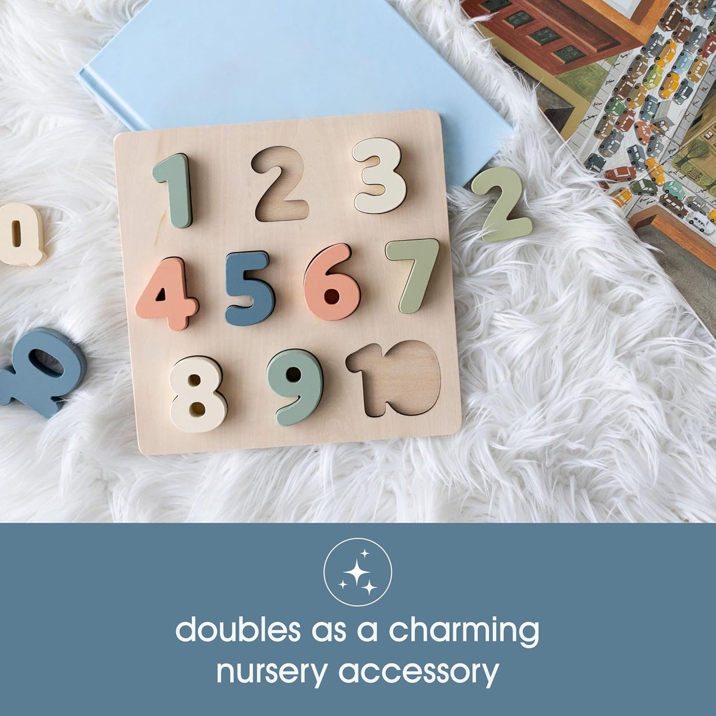 Pearhead - Wooden Puzzle Numbers