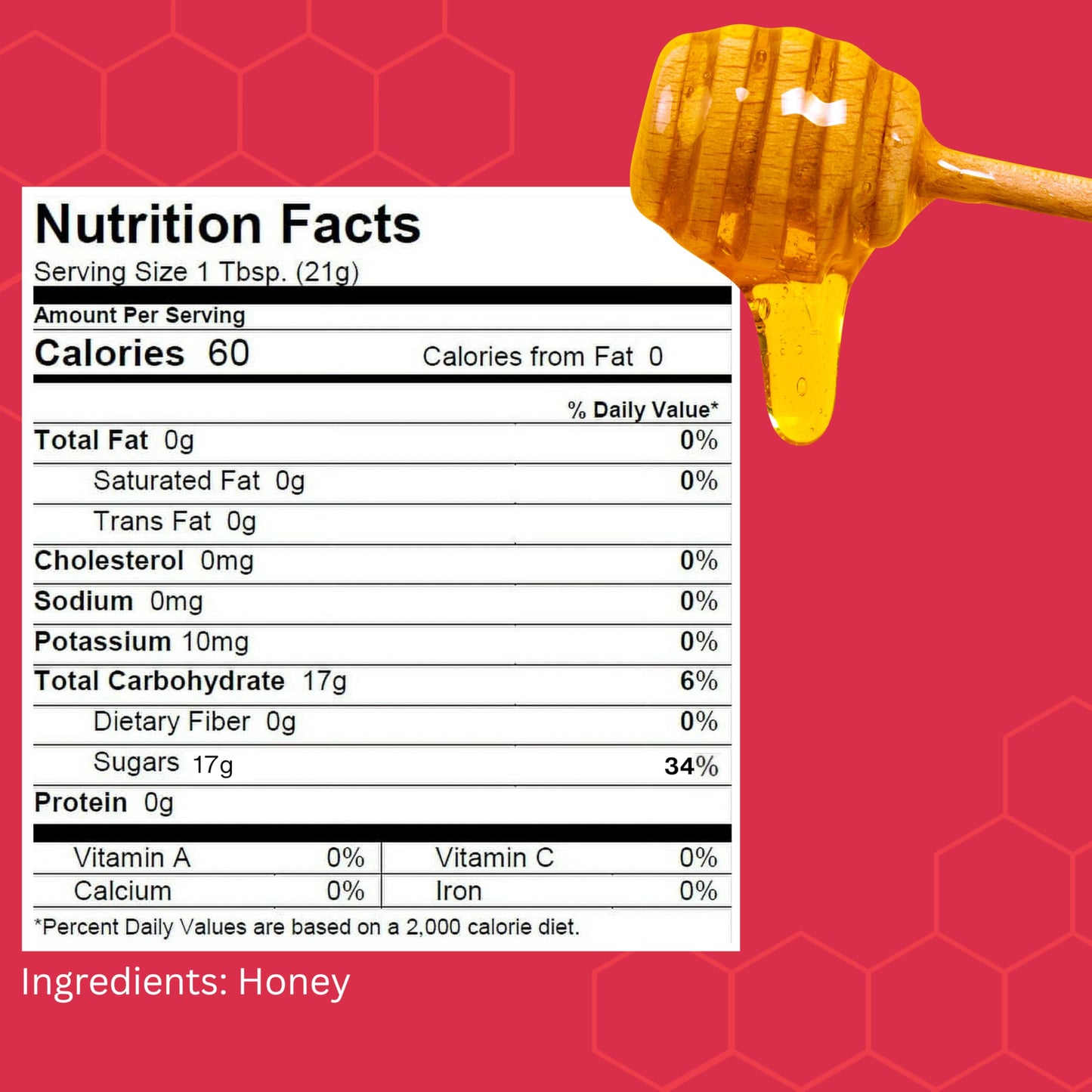 Thrifty Bee Honey, 80 Ounce (5 LB) Large Bulk Honey Jug - Medaid International