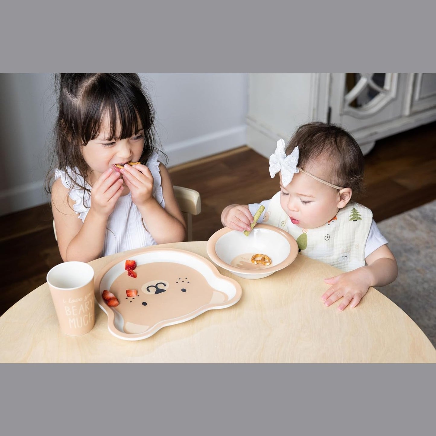 Pearhead - Bamboo Feeding Set - Bear