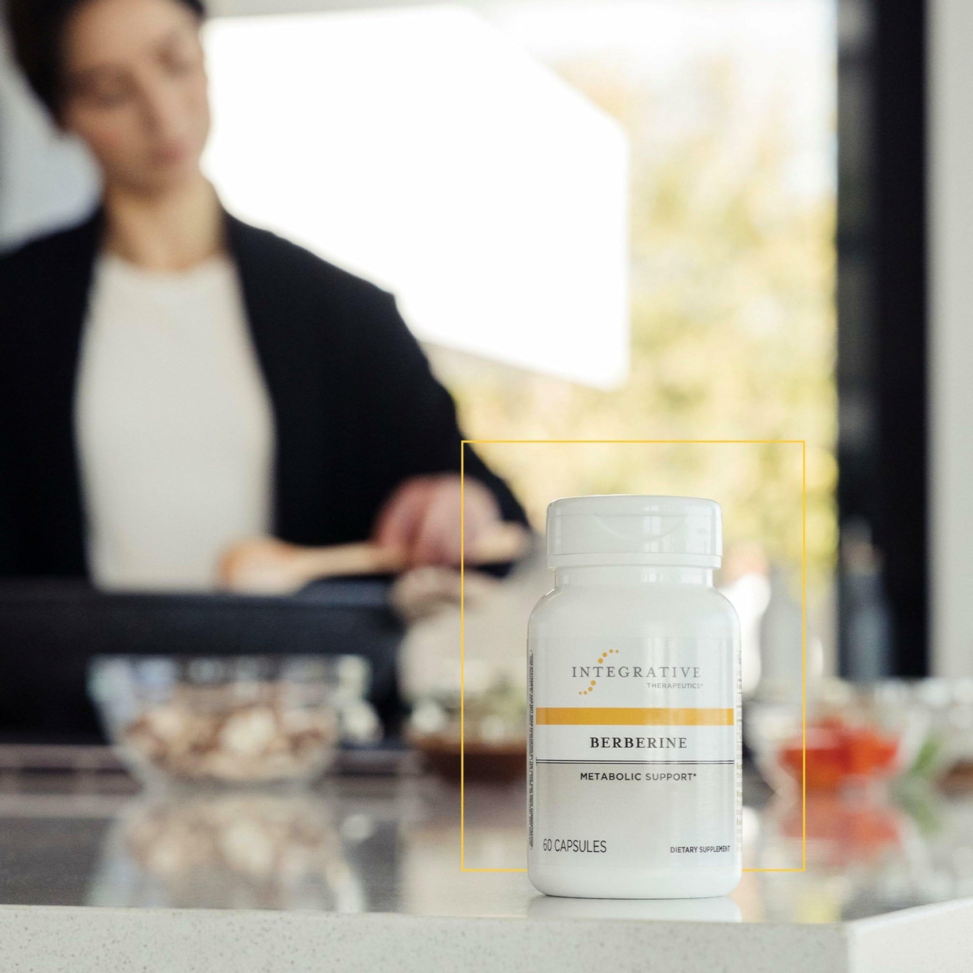 Integrative Therapeutics Berberine - Supplement for Cellular Energy Metabolism & Metabolic Support* - Dairy-Free & Gluten-Free - 60 Capsules (60 Servings) - Medaid International