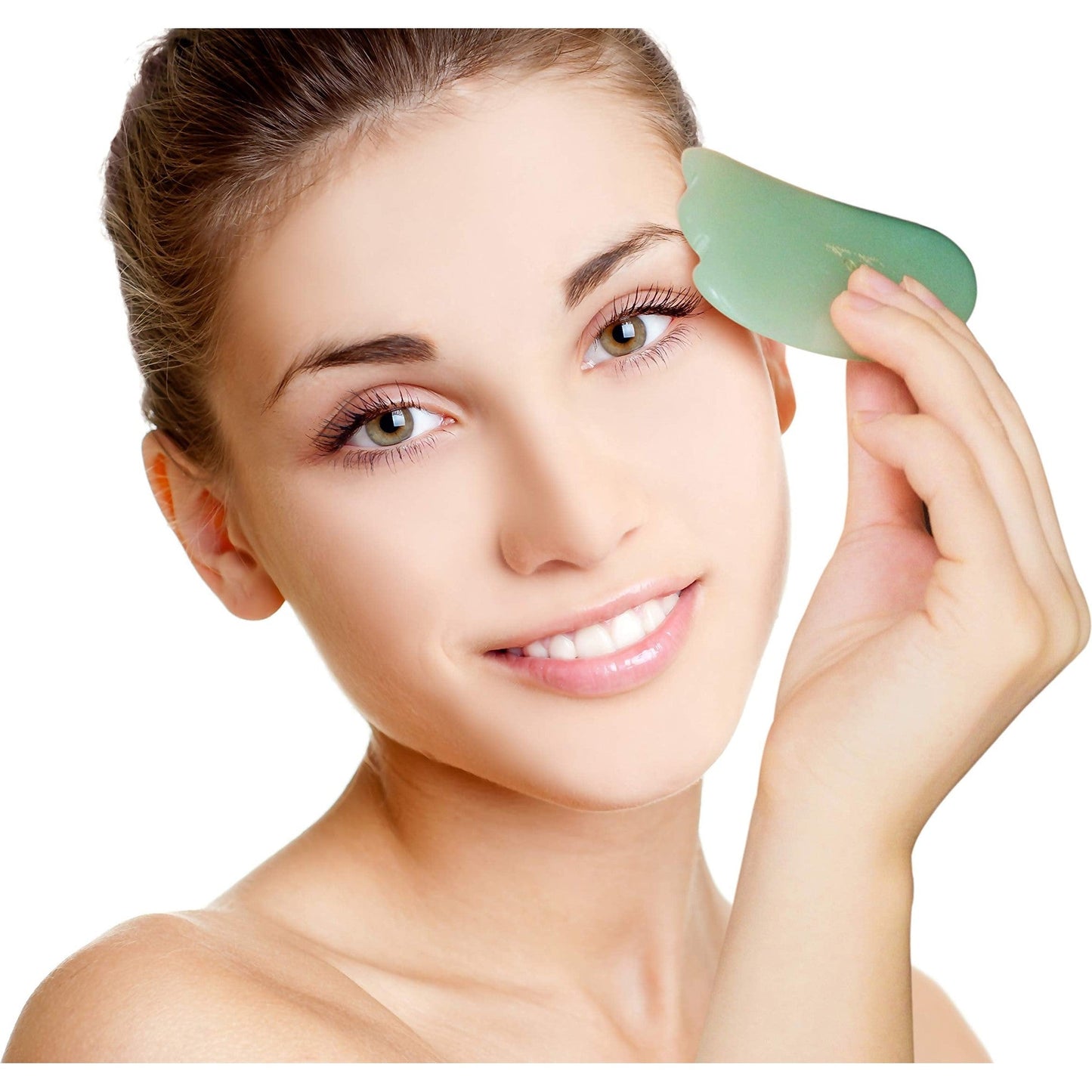Jade Stone Facial Massager for Facial Lifting and Tightening Massage, Anti-Wrinkles, Anti-Aging Gua Sha Wrinkles Removal Massage, Skin Care and Rejuvenation - Medaid International