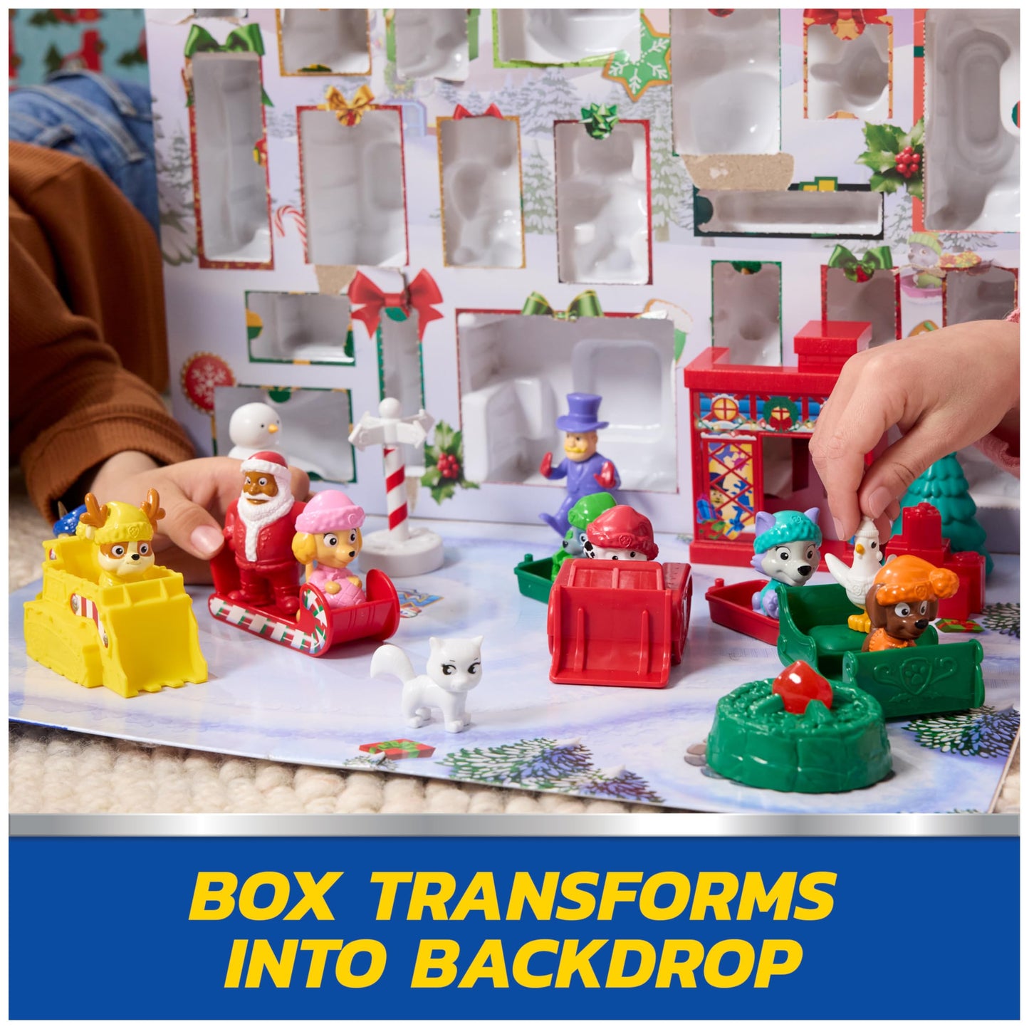 PAW Patrol Holiday Rescue 2025 Advent Calendar, 24 Surprise Toys - Figures, Miniature Vehicles & Accessories, Kids Toys for Boys & Girls Ages 3 and Up - Medaid International