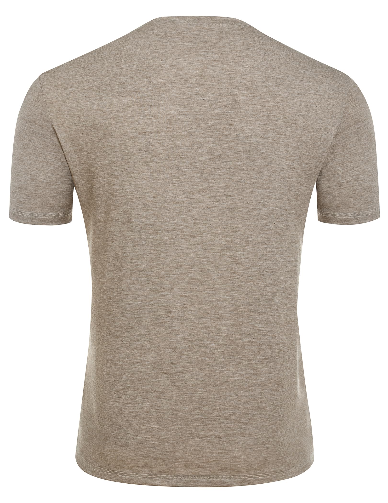 COOFANDY Men's Short Sleeve Henley Shirts Basic Tee Summer Solid Button T Shirts Lightweight Shirts Khaki - Medaid International