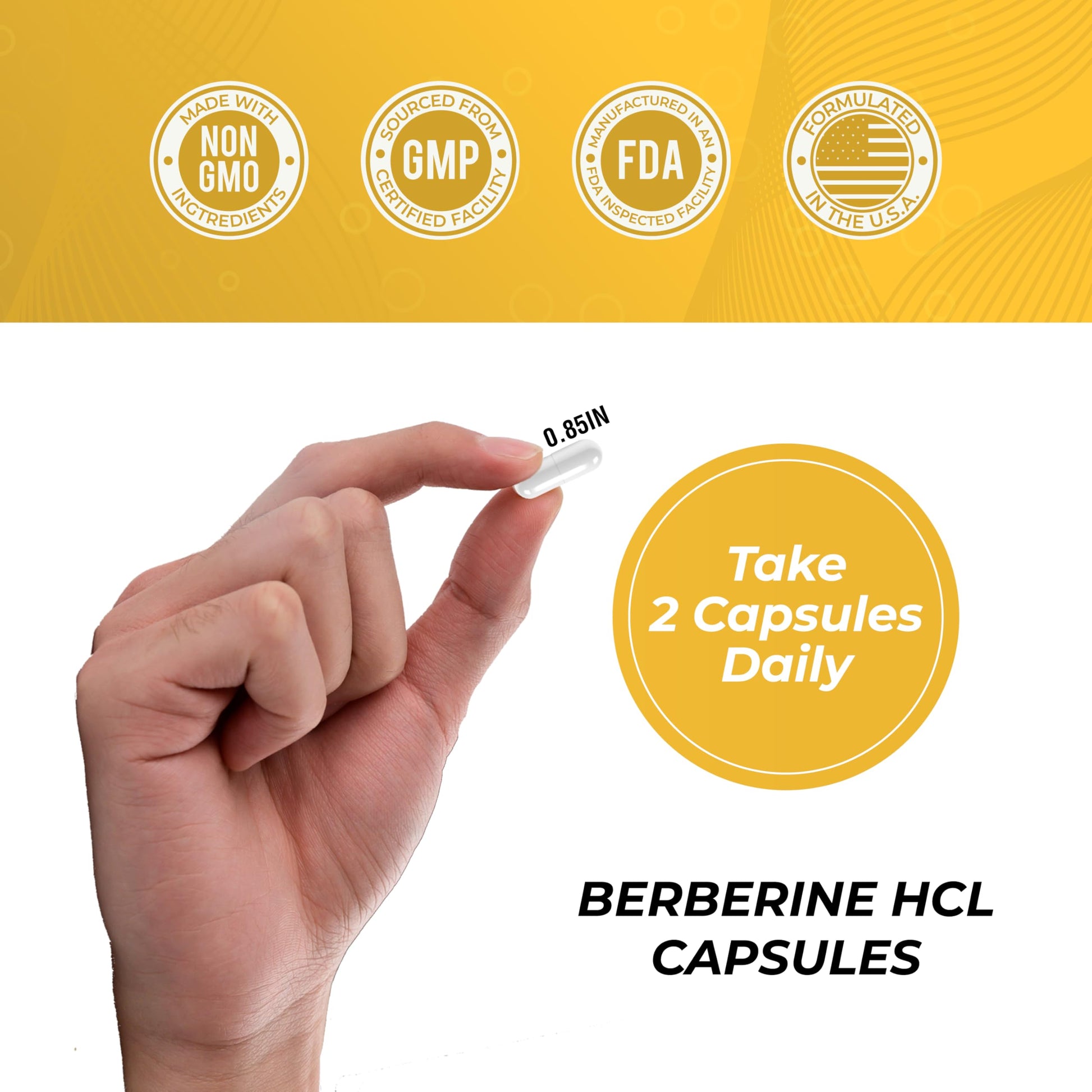 Leaping Lynx Berberine HCl 1200 mg – Premium Herbal Supplement for Metabolic, Digestive & Heart Health Support | High-Absorption Berberine Capsules – Vegan, Non-GMO - Medaid International