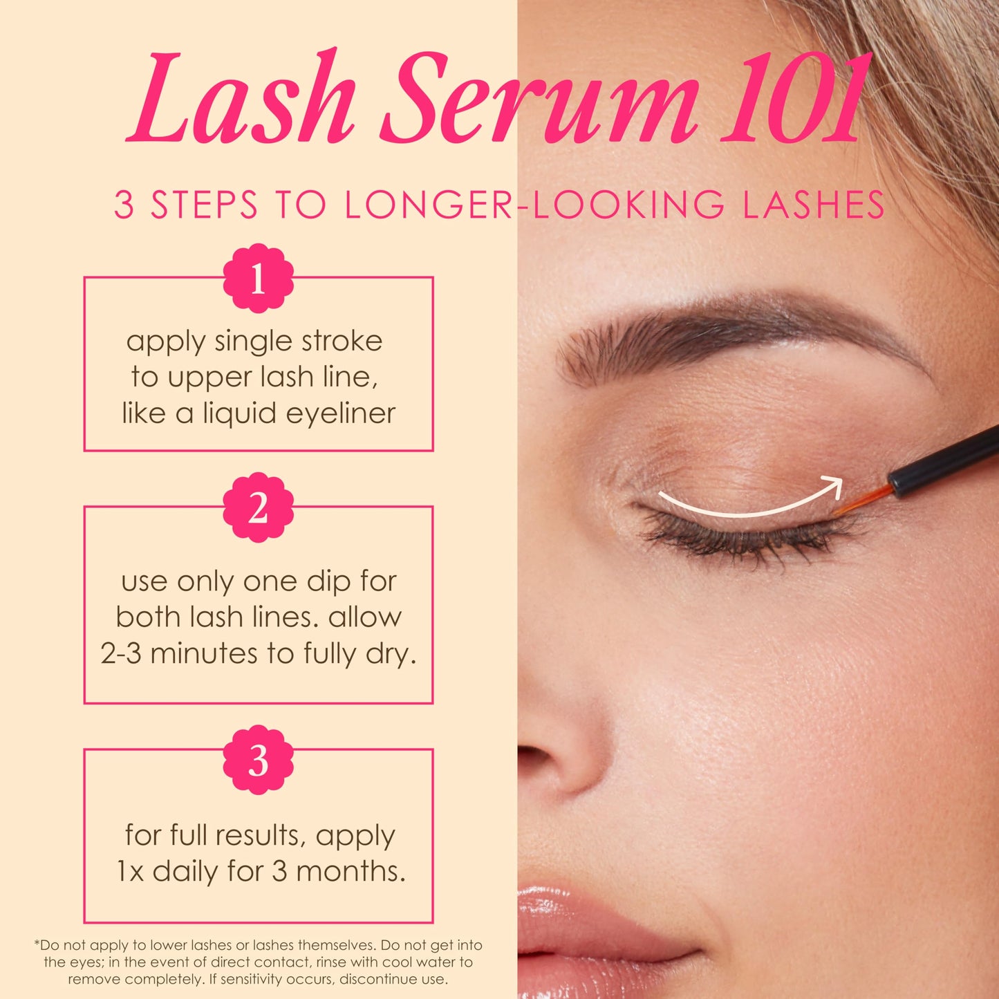 Grande Cosmetics GrandeLASH-MD Lash Enhancing Serum - Peptide & Vitamin Infused Formula for Longer, Thicker, Fuller Looking Lashes - Ophthalmologist Tested, Cruelty-Free, 6 Month Supply (4mL) - Medaid International