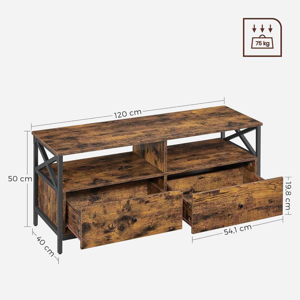 VASAGLE TV Cabinet LTV300B01V1