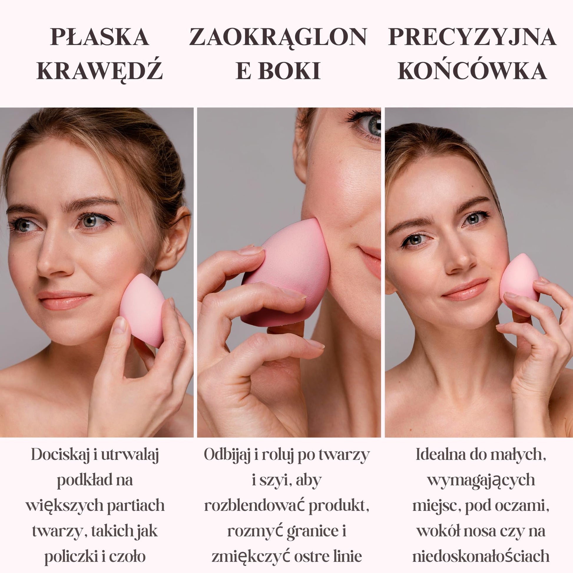 Makeup Blender Sponge for Liquid & Cream Foundation, Blush & Powders - Full Coverage, Streak-Free Professional Makeup Applicator Tool - Washable & Latex Free - Ideal for Dry & Wet Use - Medaid International