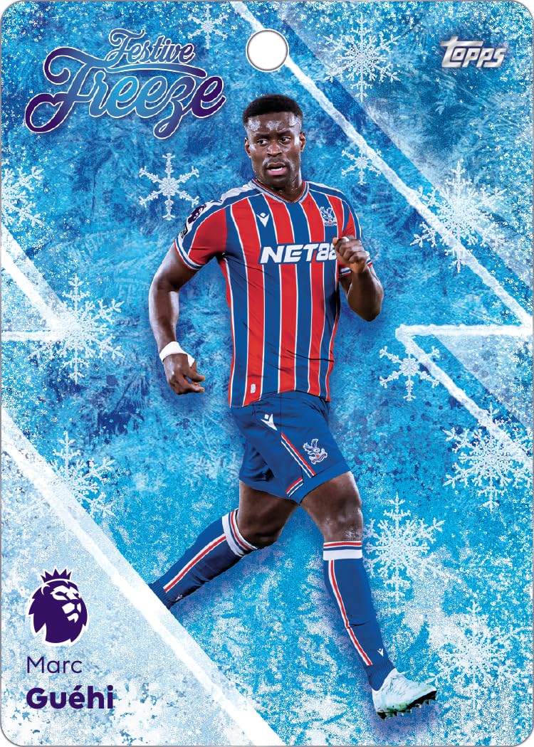 Topps Premier League 2026 - Debut Edition - Advent Calendar (96 Festive Parallel cards plus 24 Festive Freeze cards) - Medaid International