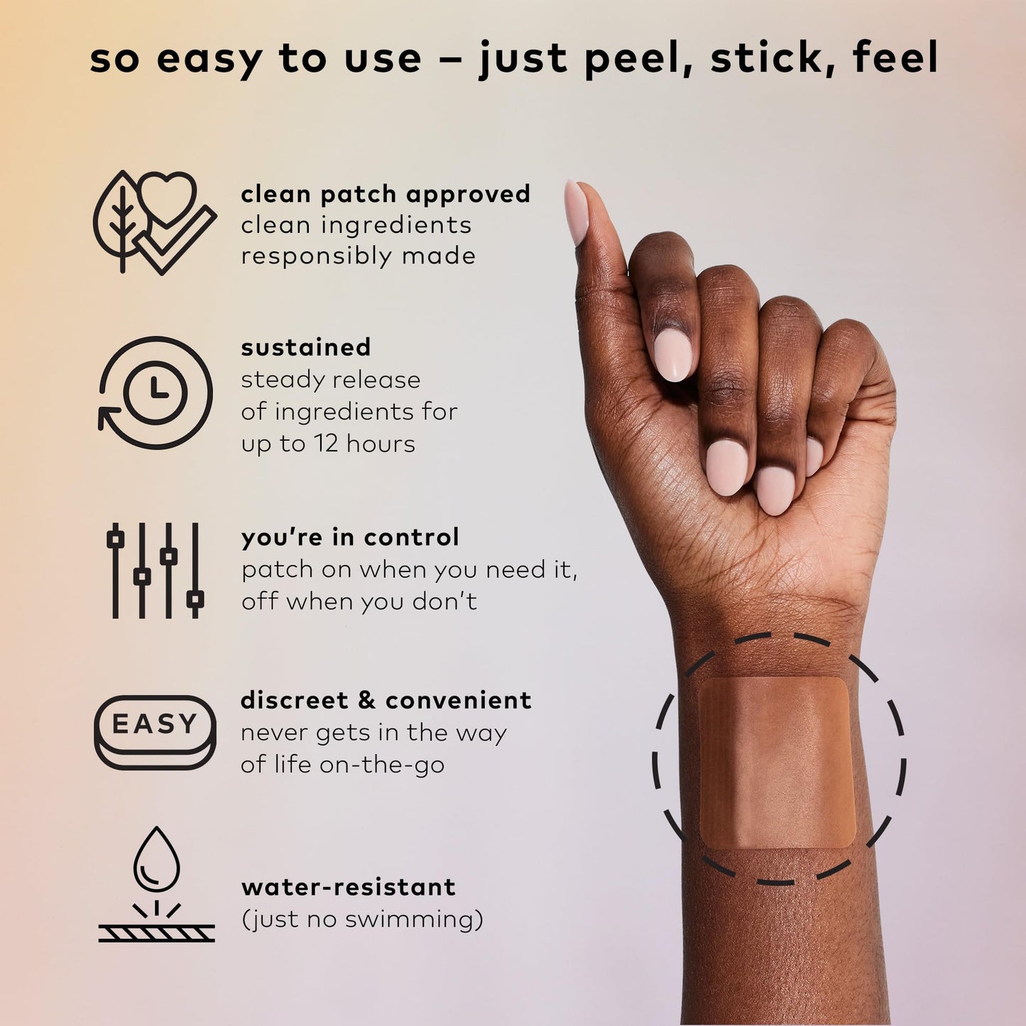 The Good Patch Rescue Recovery Patch, Natural Patch with DHM, Vitamin B1, and Green Tea, Plant-Powered Wearable Wellness, Support After a Night Out (8 Total Patches) - Medaid International