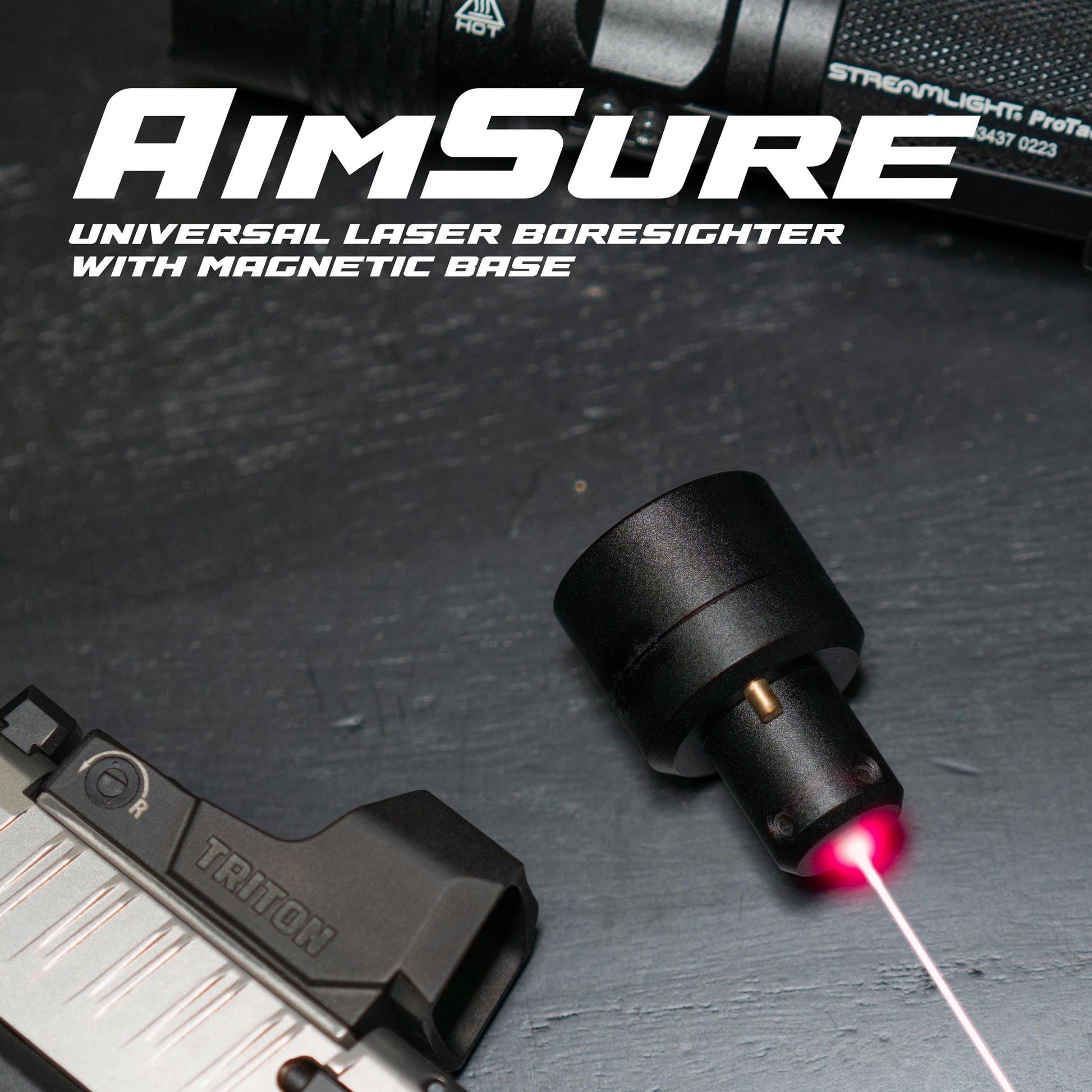 Triton AimSure Boresighter Magnetic Laser Sighting Device - Medaid International