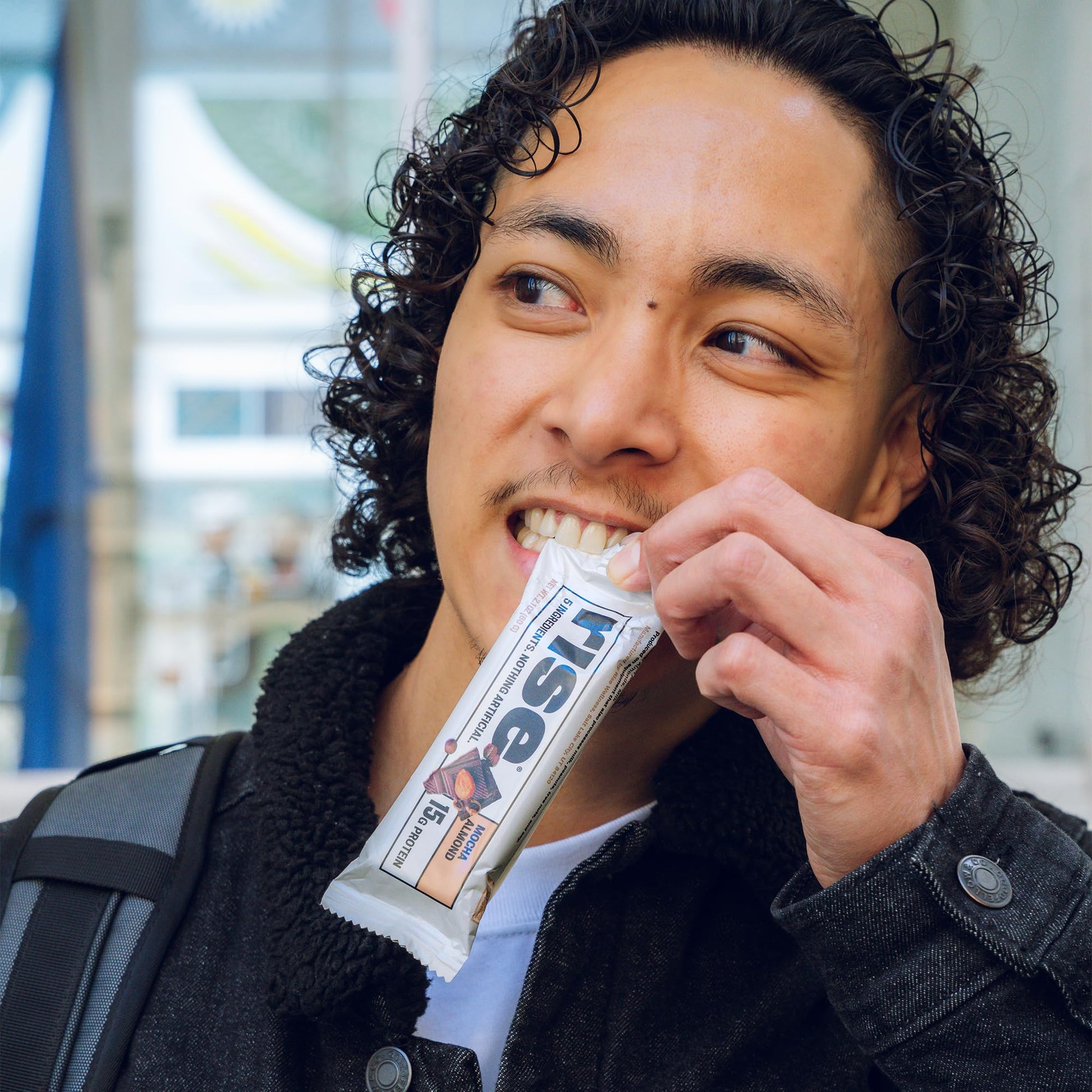 Rise Whey Protein Bars - Mocha Almond | Breakfast Bar & Protein Snack 15g Protein 4g Fiber Just 5 Whole Food Ingredients Gluten-Free Soy Free - Medaid International