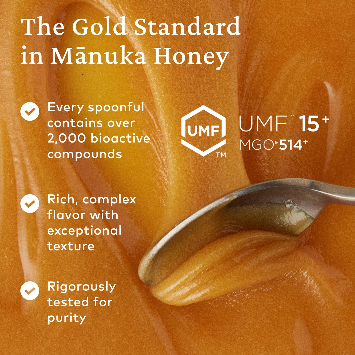 Comvita Manuka Honey UMF 15+ (MGO 514+) - Raw Manuka Honey New Zealand, Pure & Unpasteurized, Superfood for Immune Health, Use in Tea, Wild, Monofloral, Non-GMO - 500g (17.6 oz) - Medaid International