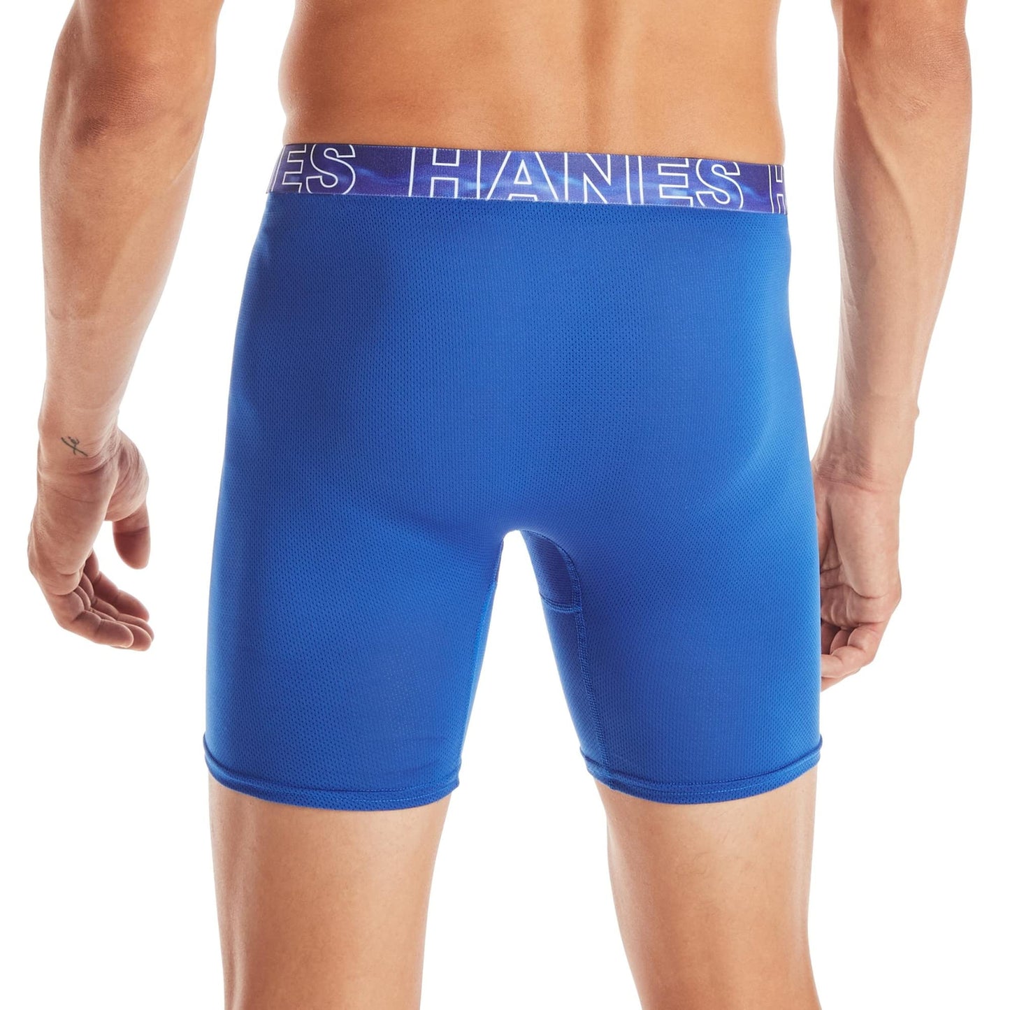 Hanes Men's Underwear Boxer Briefs Pack, Moisture-Wicking Men's Mesh Underwear, X-Temp Cooling with Odor Control, 3-Pack - Medaid International