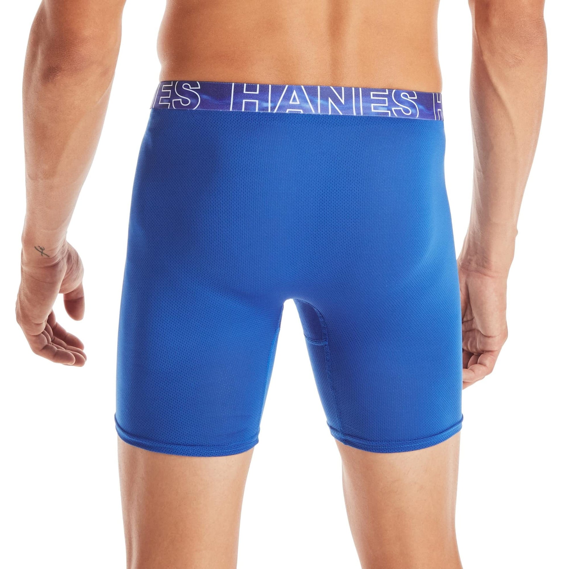 Hanes Men's Underwear Boxer Briefs Pack, Moisture-Wicking Men's Mesh Underwear, X-Temp Cooling with Odor Control, 3-Pack - Medaid International