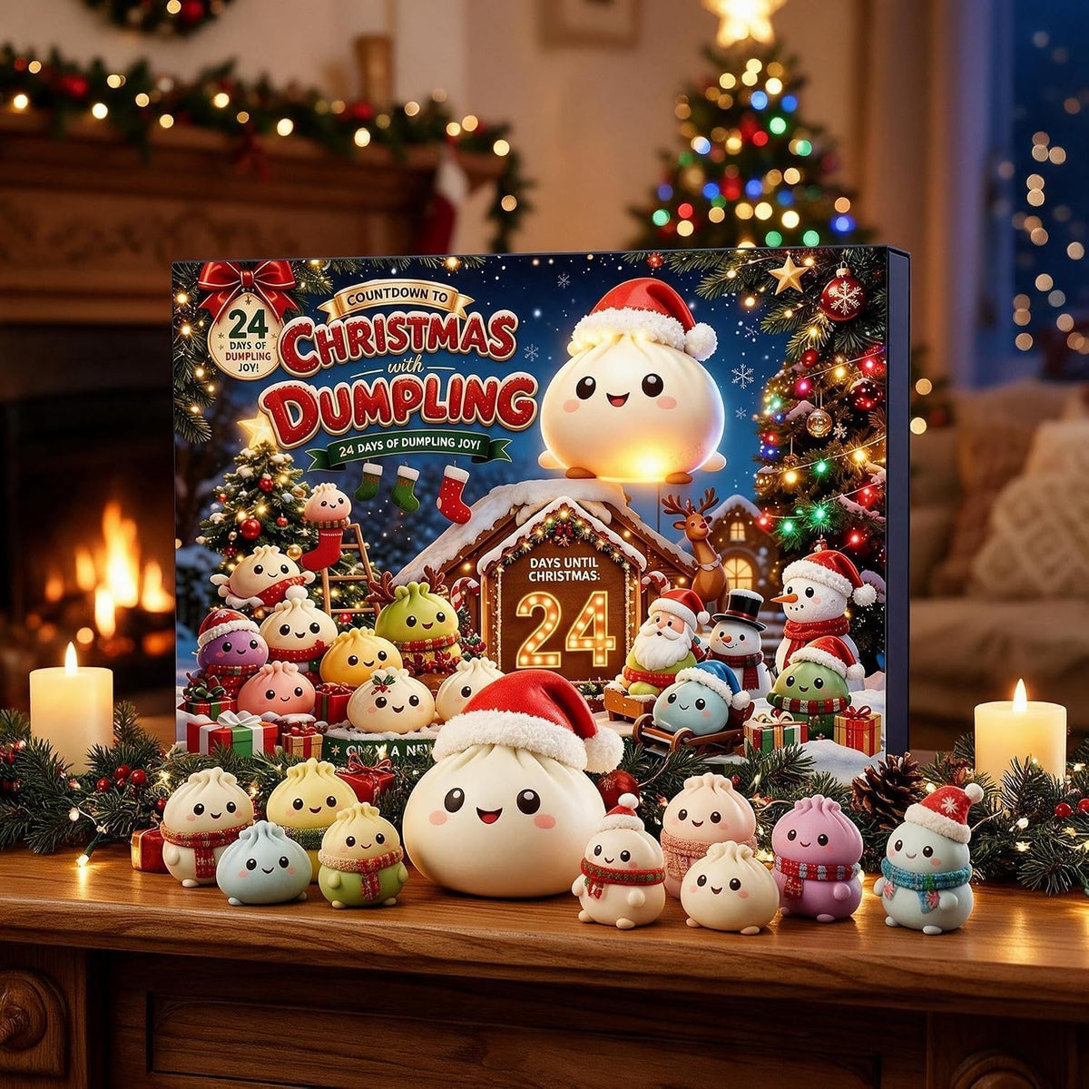 Christmas Squishies Advent Calendar 2026 24Day Countdown for Adult 24 Adorable Mini Item Surprises Sensory Fidget Toys for Adult Christmas Party Favors Gift Friends Advent Calendar Xmas 2026