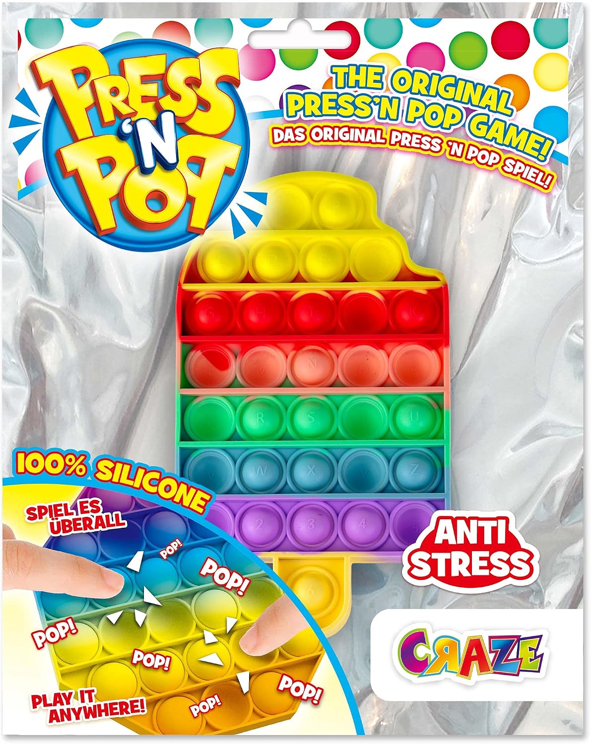 Craze Press N POP Ice Cream Fidget Toy | Craze In Lebanon