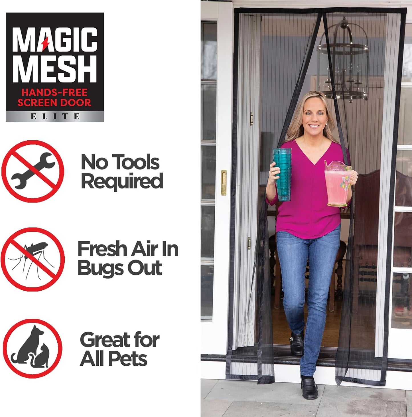 Qayra™️ Magic Mesh Elite- More Durable Magnetic Screen Door