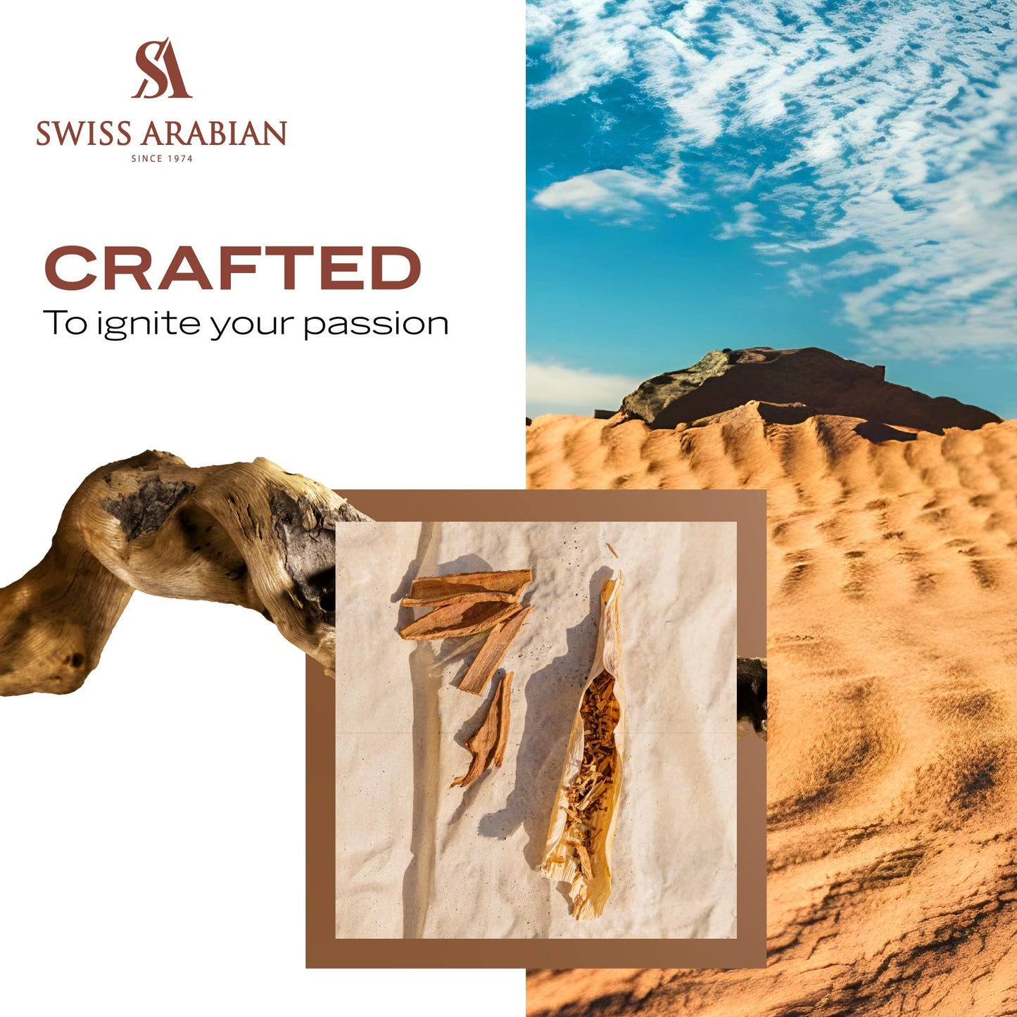 Swiss Arabian Shaghaf Oud - Luxury Products From Dubai - Long Lasting, Addictive Personal EDP Spray Fragrance - Seductive Signature Aroma - 2.5 Oz - Medaid International