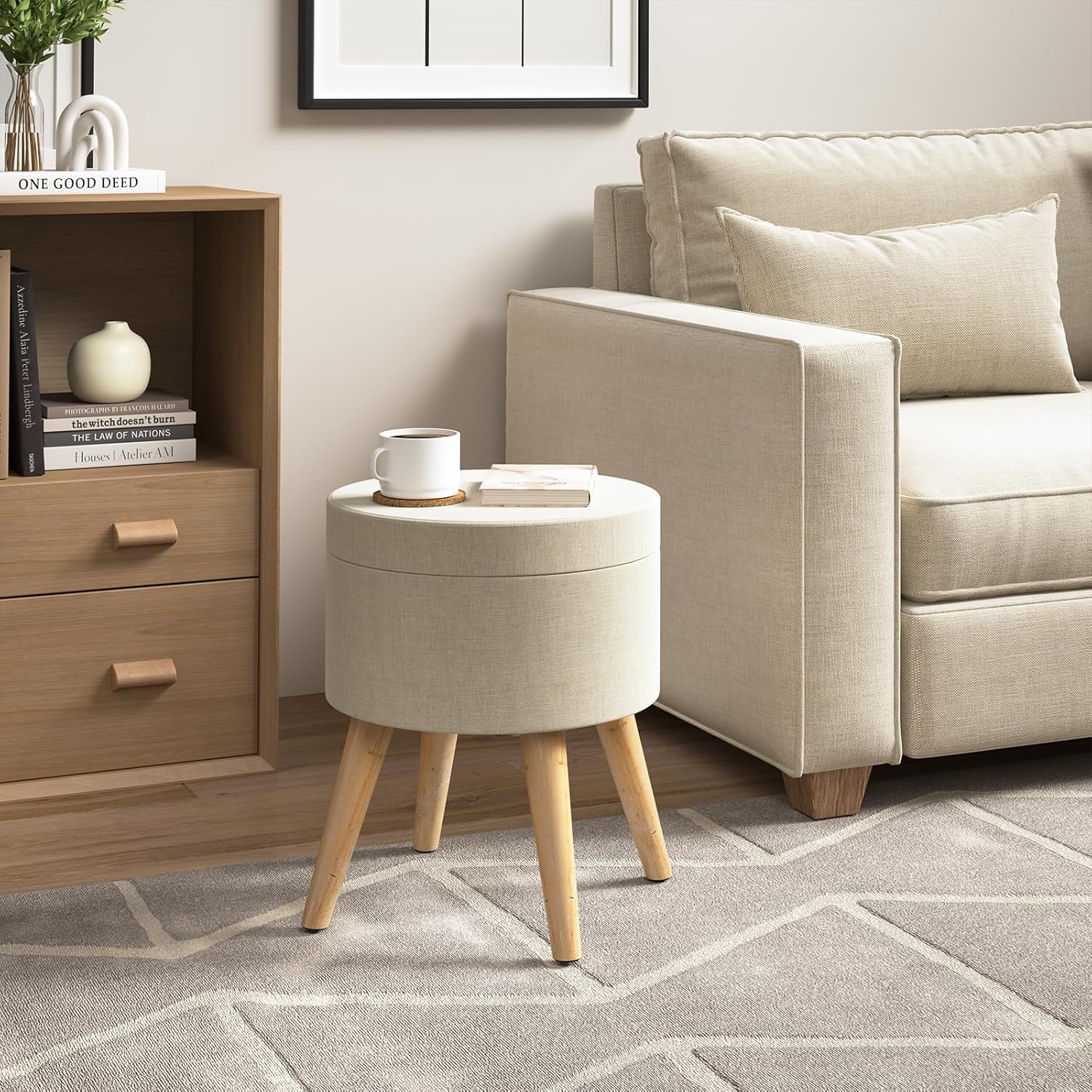 WOLTU Storage Ottoman Chair Stool (SH08CM_1)