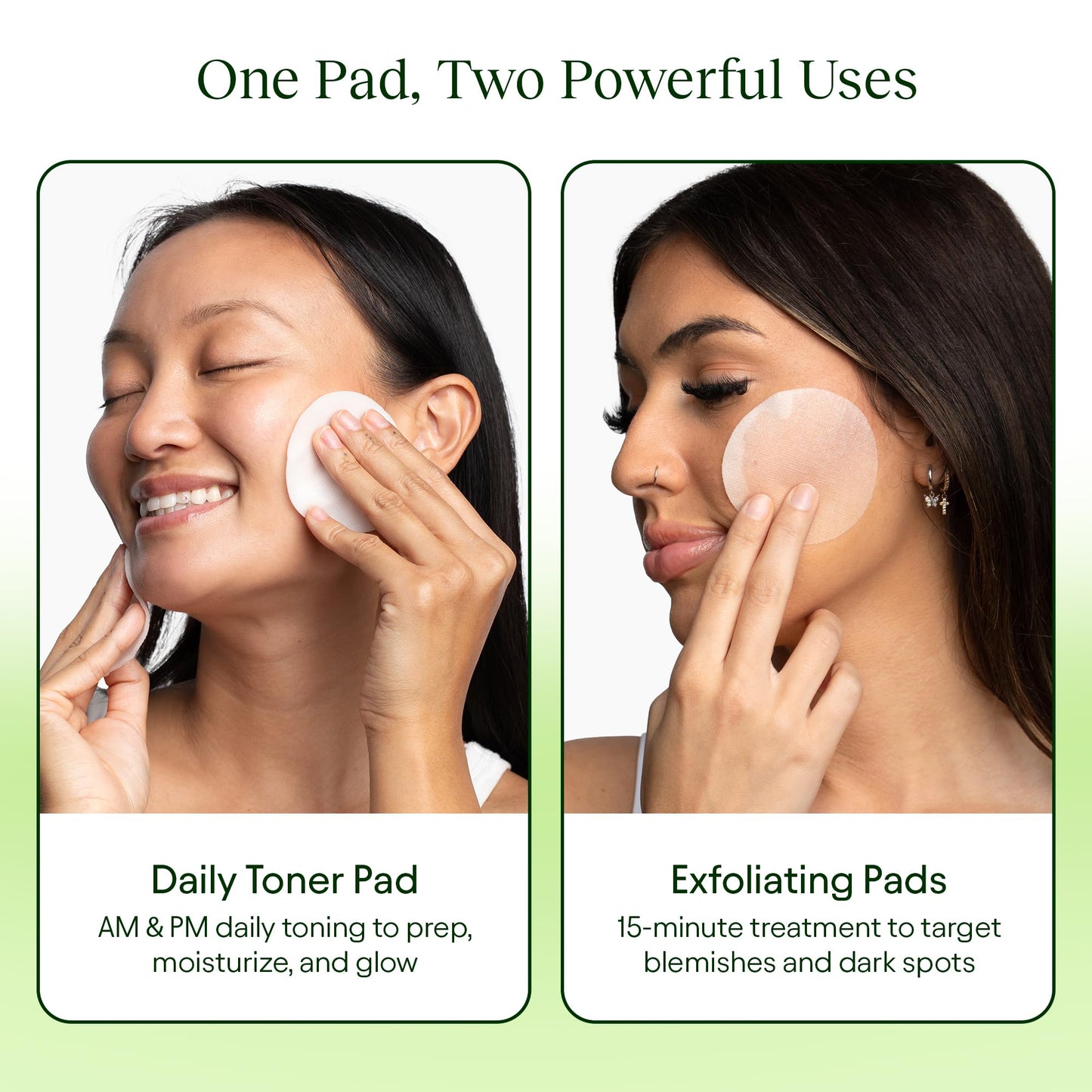 JiYu Toning Polish Pads - Korean Skincare for Dark Spots, Wrinkles & Dull Skin - Hydrating Facial Treatment with Snail Mucin, Niacinamide, Peptides & Centella - 100 Count - Medaid International